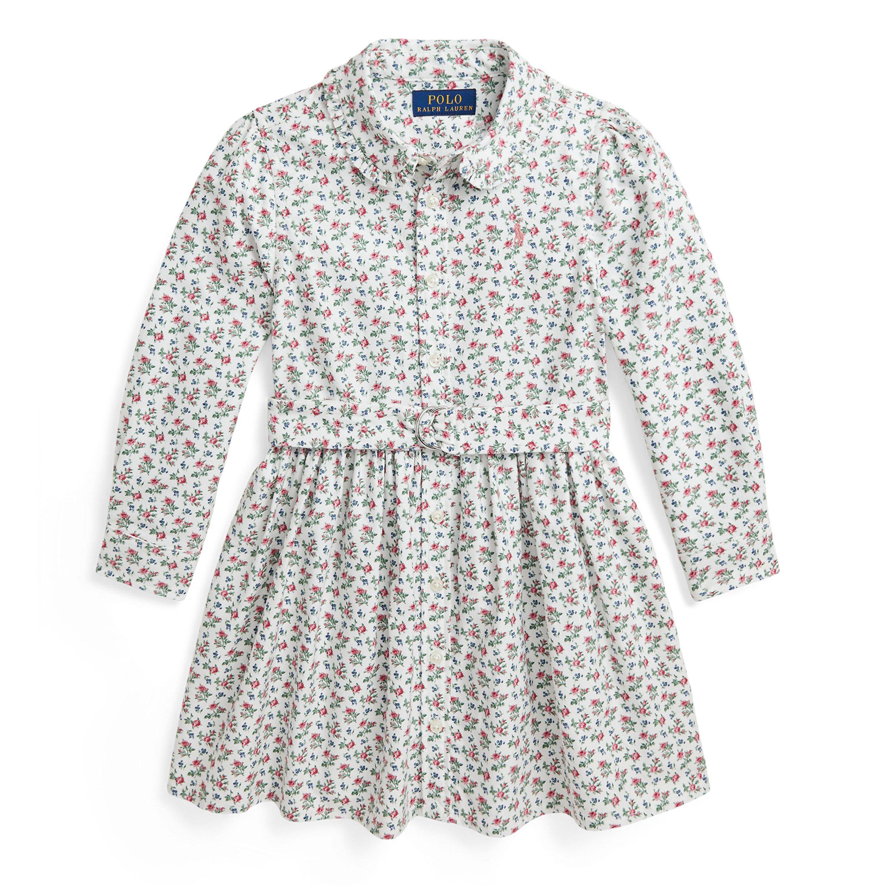Mariel Floral - Polo Ralph Lauren - Belted Floral Shirt Dress Juniors - 1