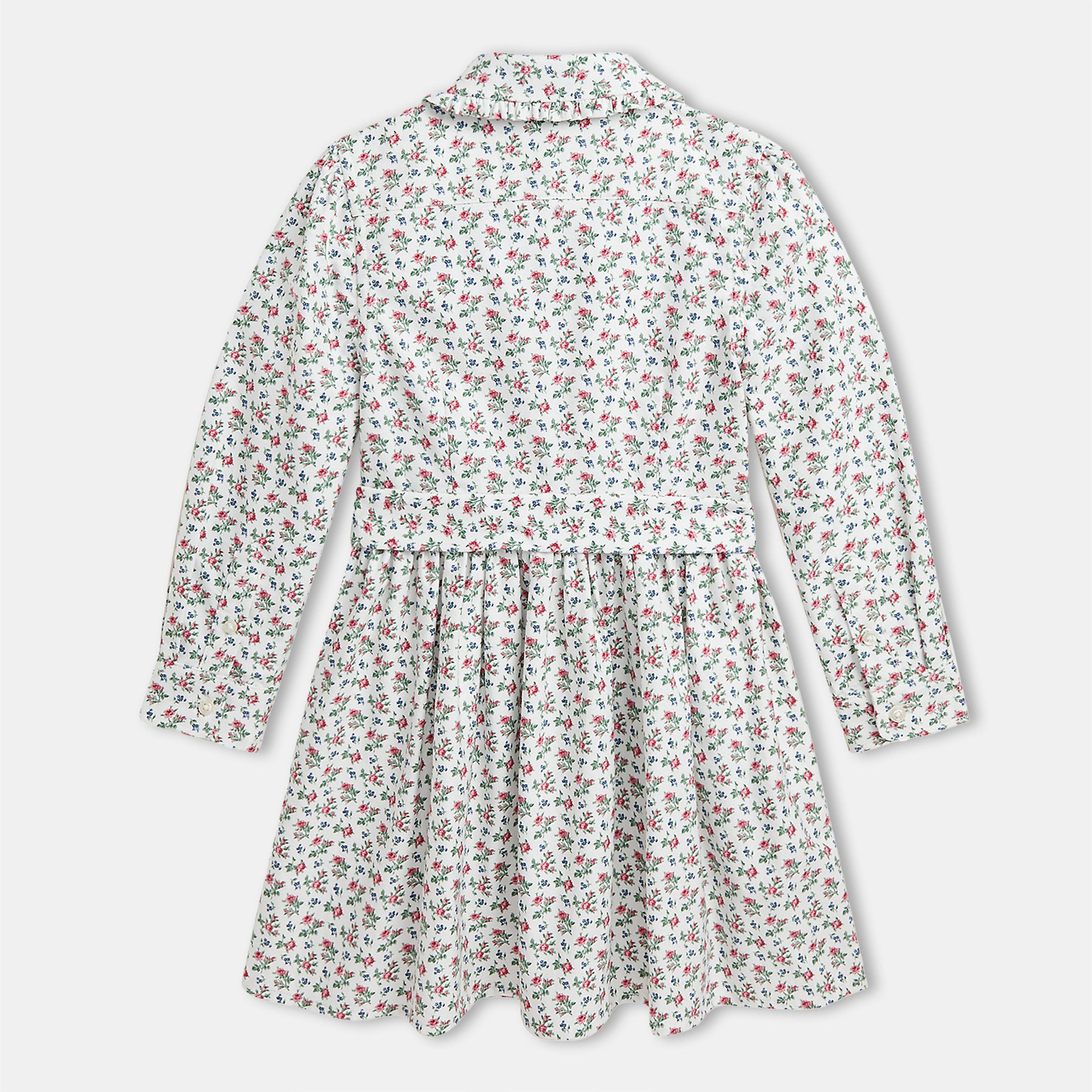 Mariel Floral - Polo Ralph Lauren - Belted Floral Shirt Dress Juniors - 2