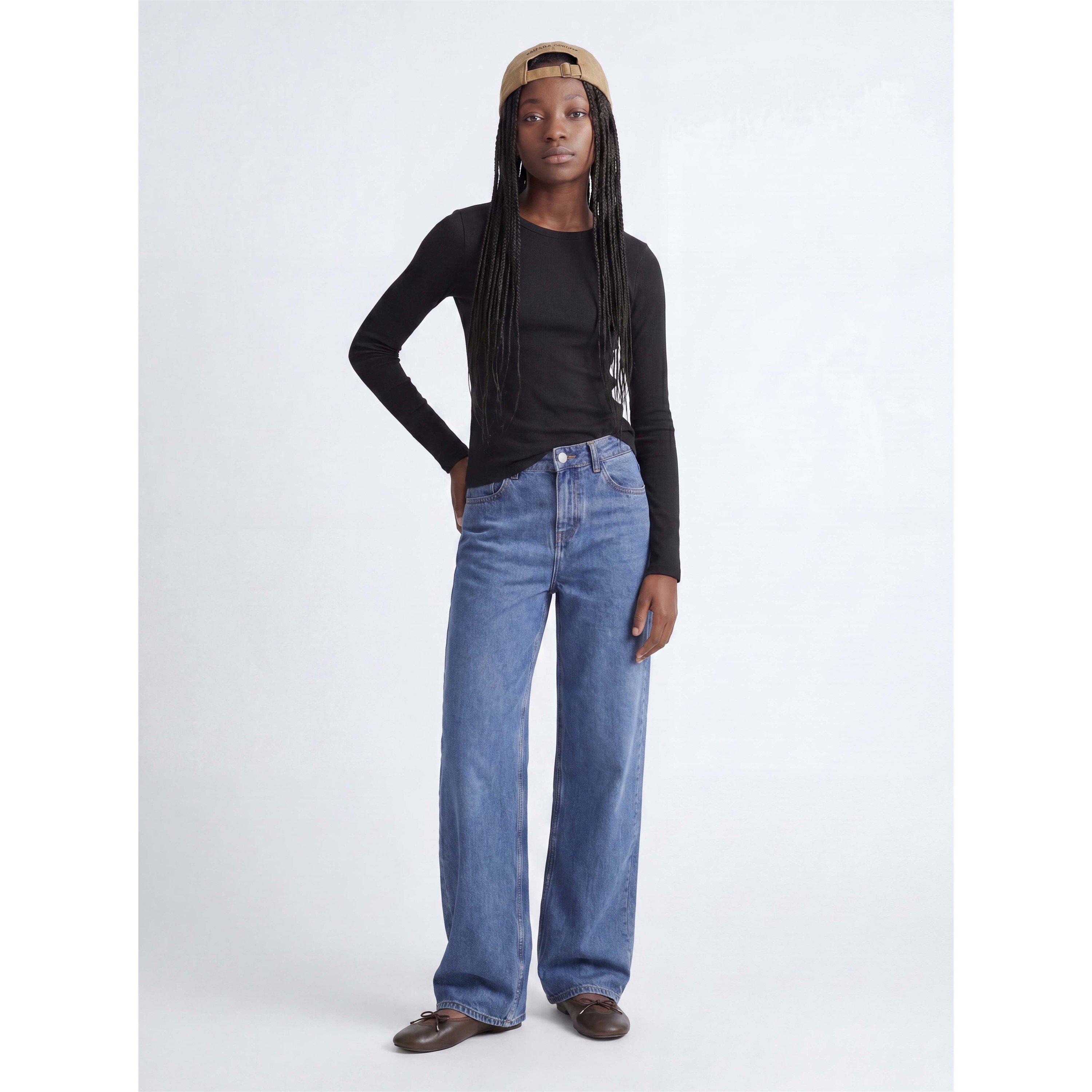 Md Blue Denim - JJXX - JJXX Tokyo Wide Jean Jn63 - 6
