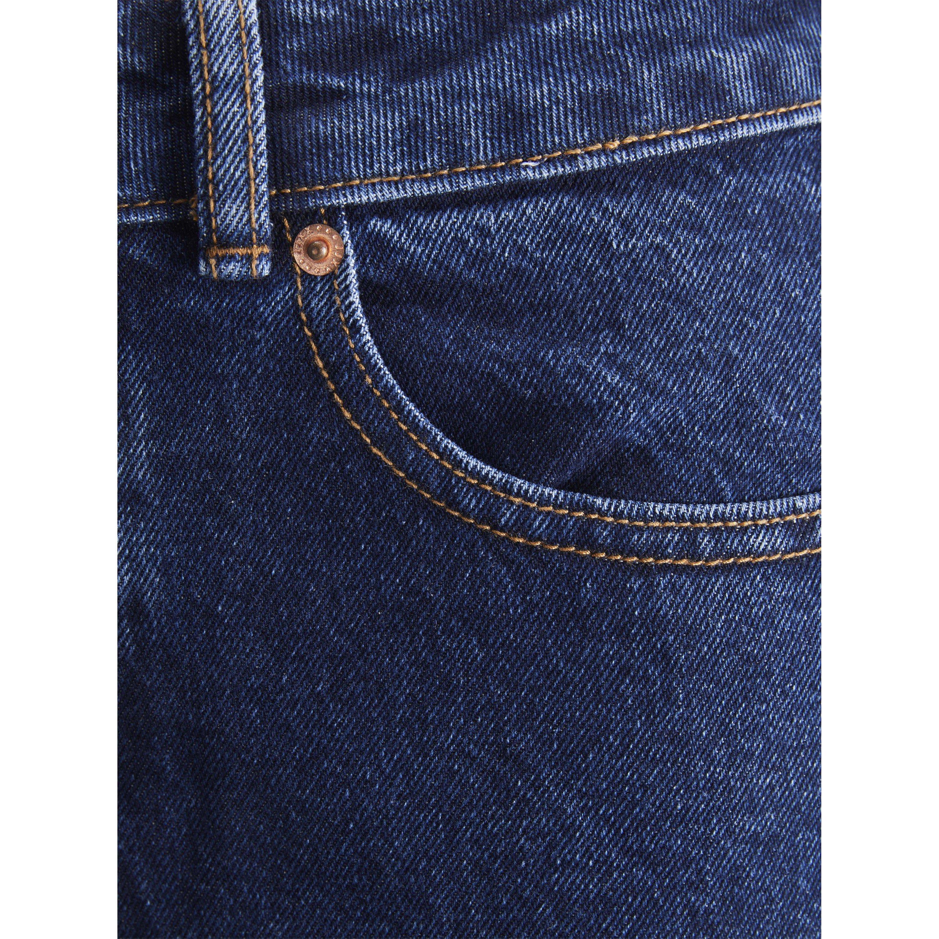 Dunkelblau Denim - JJXX - Kids' Tokyo Cotton High-Waisted Wide-Leg Jeans - 4