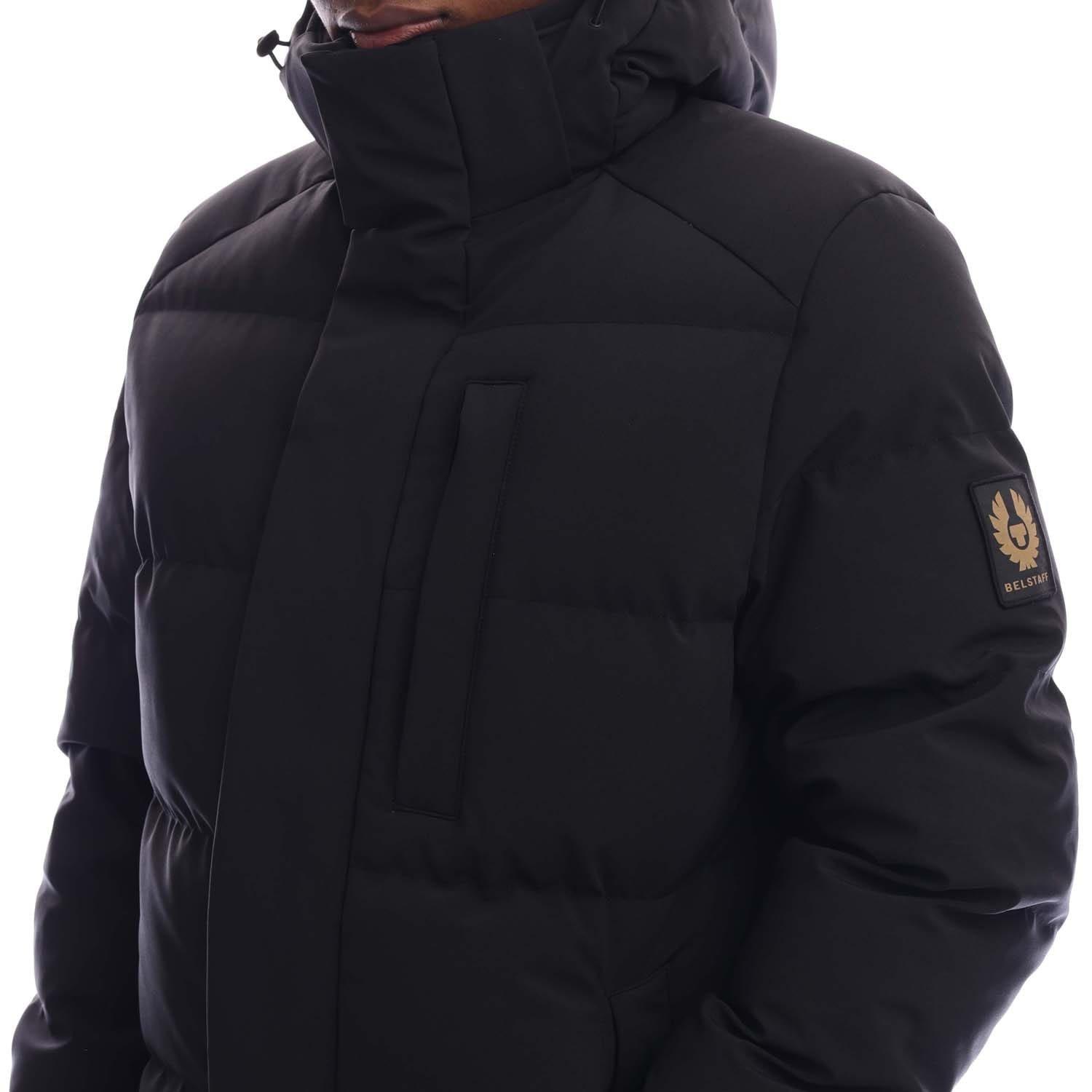Black - Belstaff - Men's Pendulum Water-Repellent Hooded Softshell Jacket - 3