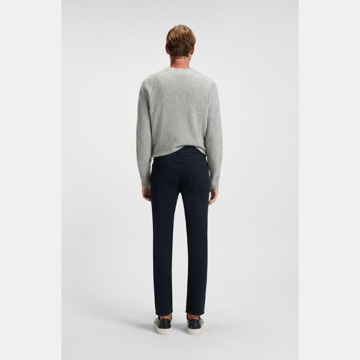 Dark Blue - Boss - P-Delaware5 Slim-Fit Trousers - 5