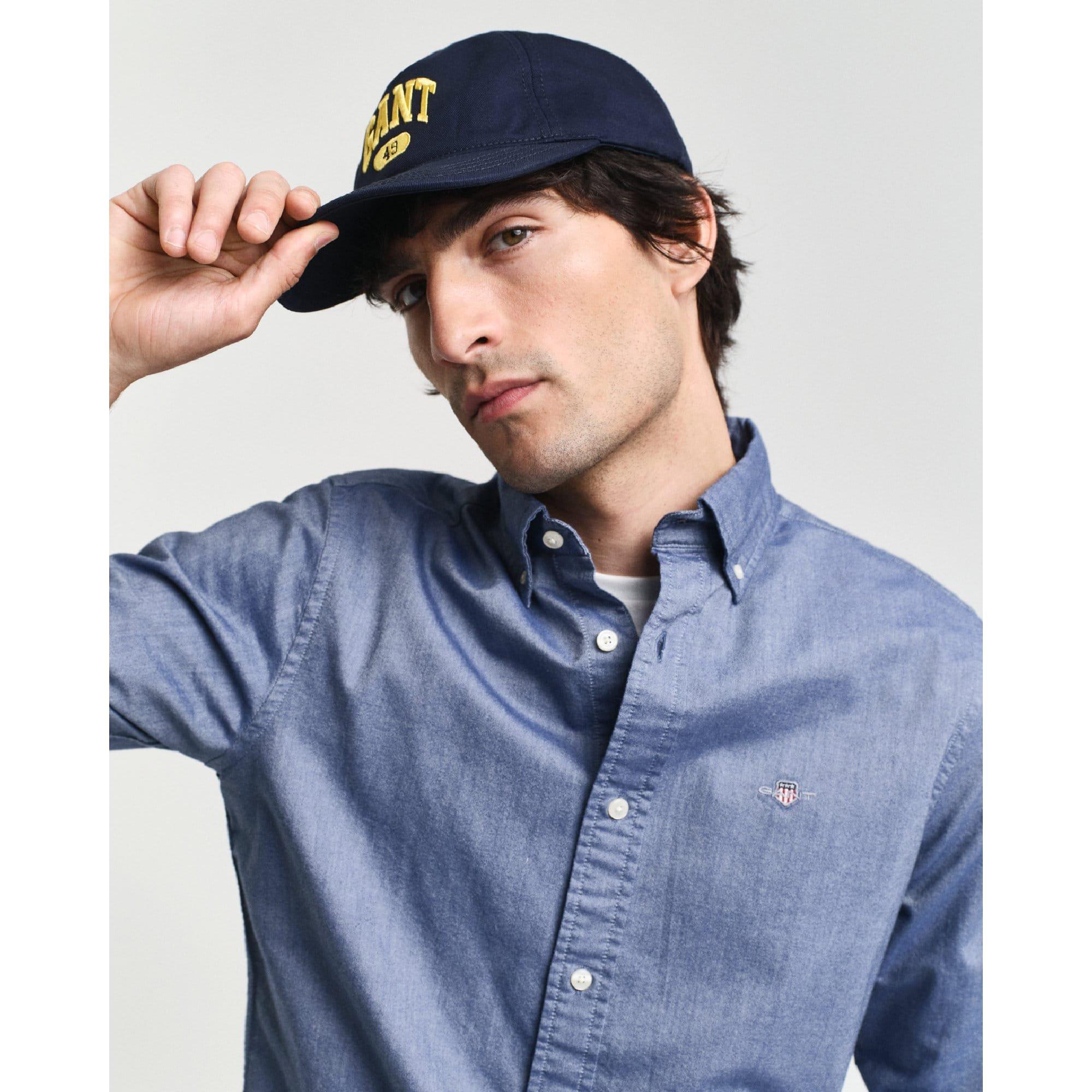 Blue - Gant - Slim-Fit Classic Oxford Shirt - 4