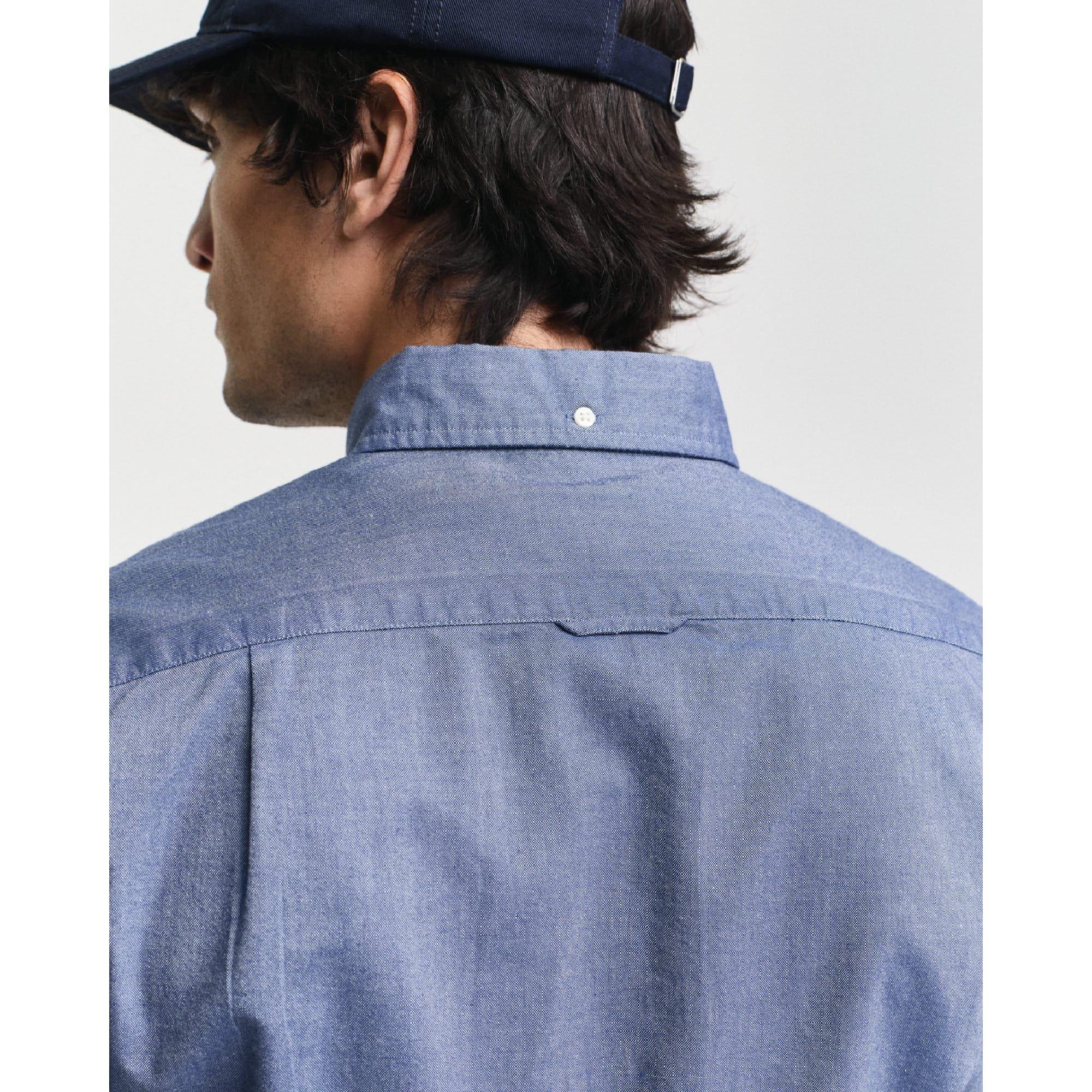 Blue - Gant - Slim-Fit Classic Oxford Shirt - 6