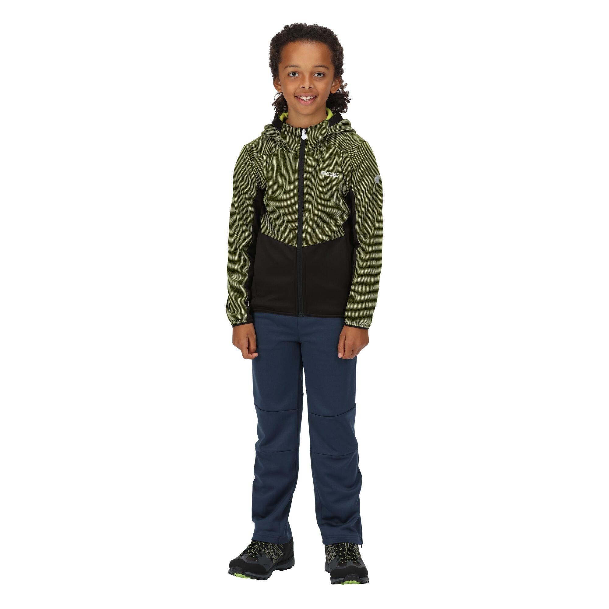 Brikiwi/Blk - Regatta - Junior Highton Full Zip Fleece - 2