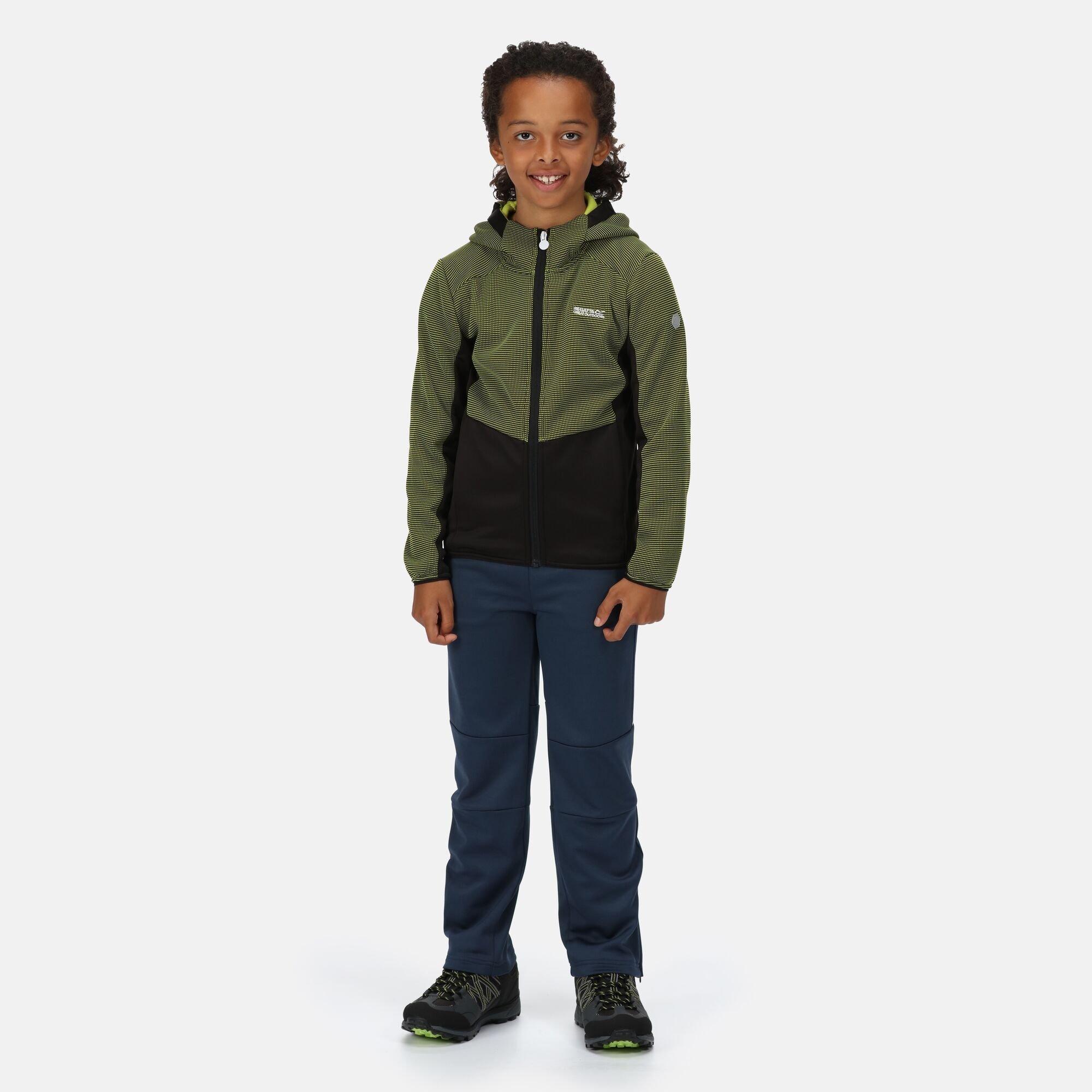 Brikiwi/Blk - Regatta - Junior Highton Full Zip Fleece - 8