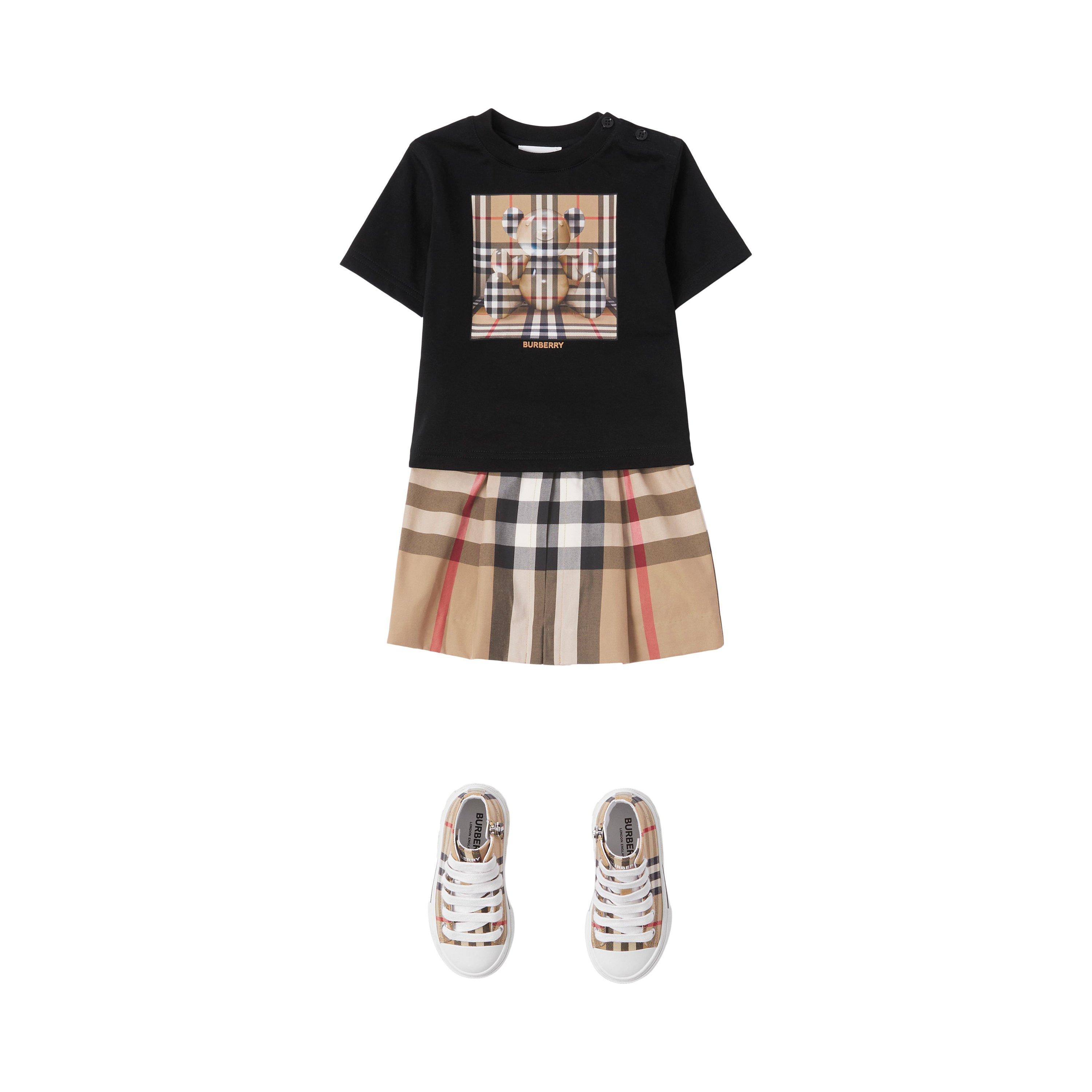Black A1189 - Burberry - Box Bear T-Shirt Babies - 3