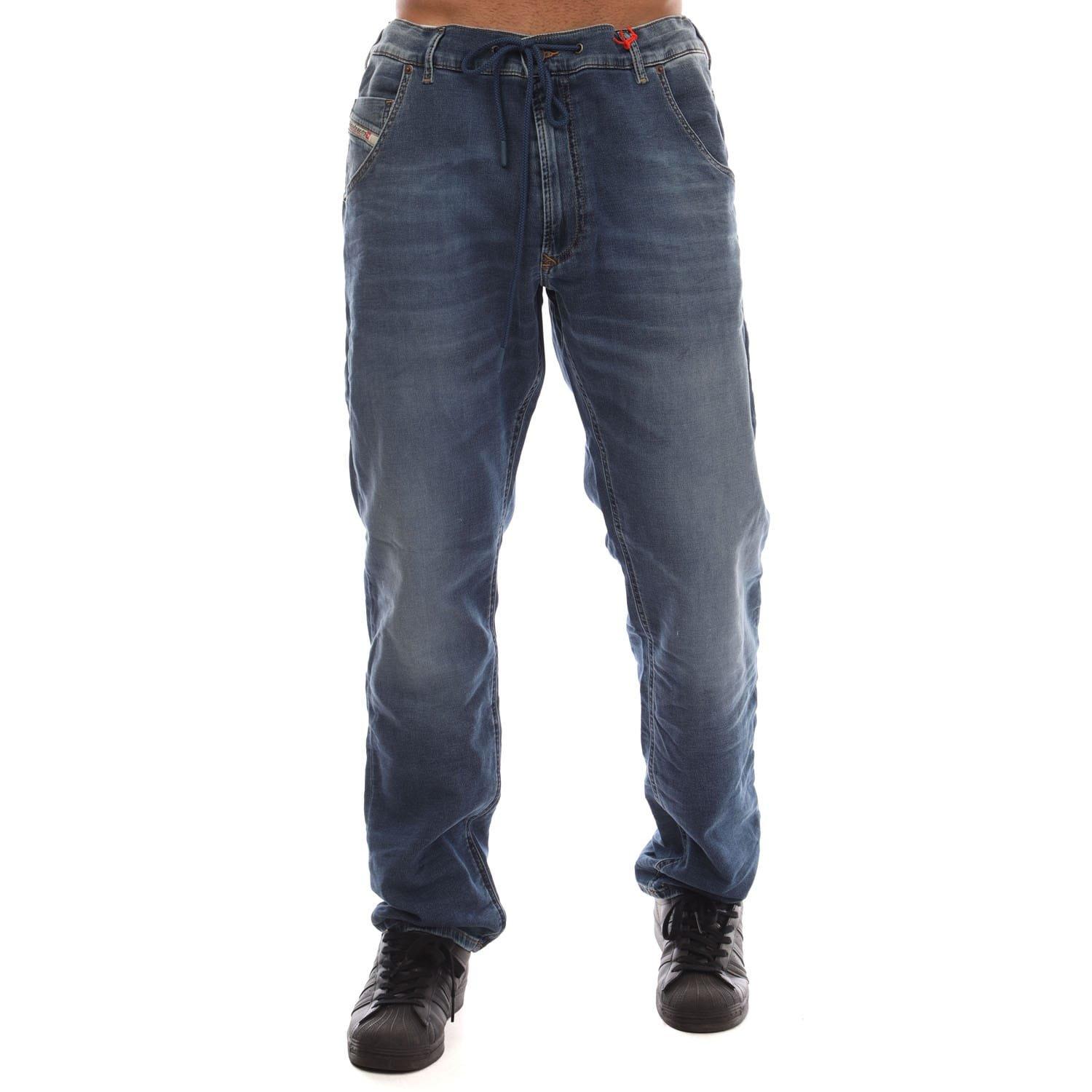 Denim - Diesel - Krooley-E-NE Sweat Jeans - 1