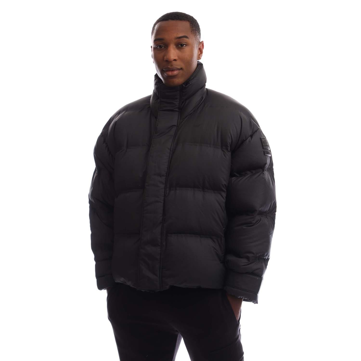 Adidas Originals Men's Down Puffer Jacket - Black - XS