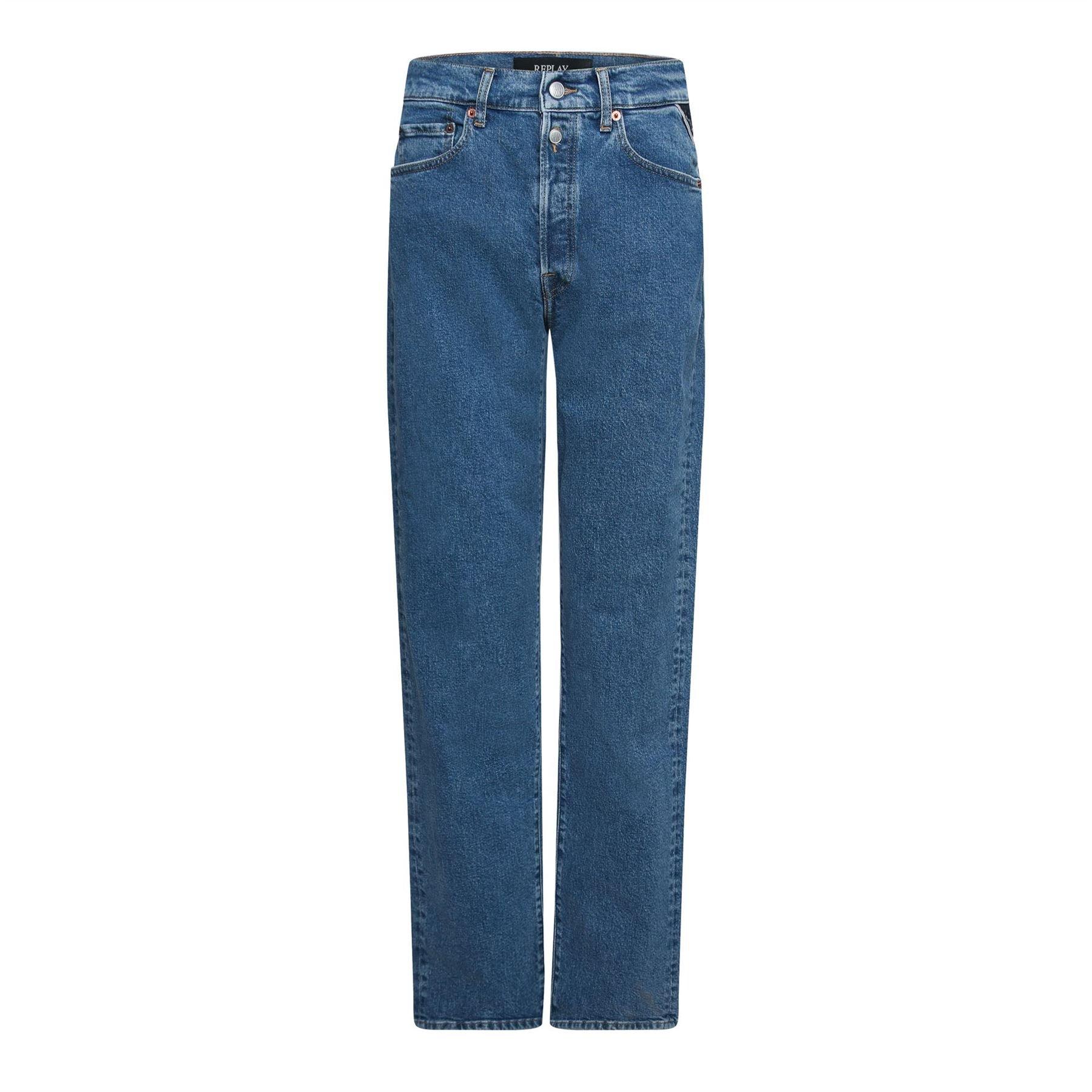 Replay 9zero1 Straight-Fit Jeans - Blue - Size 30S