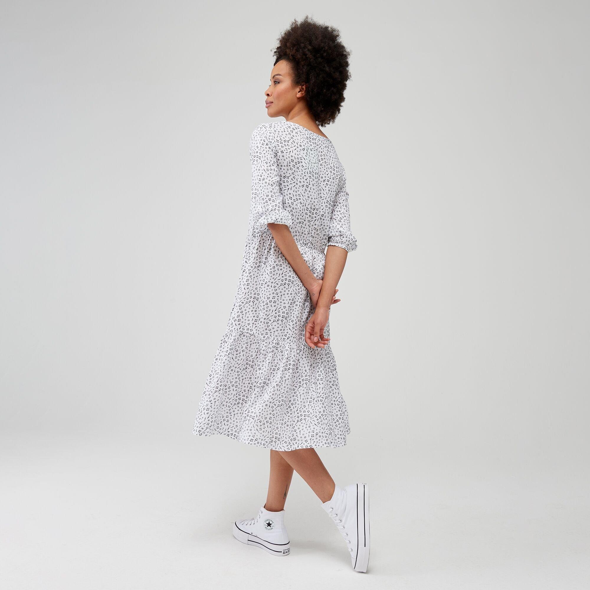 White Ditsy - Regatta - Briella Dress - 11