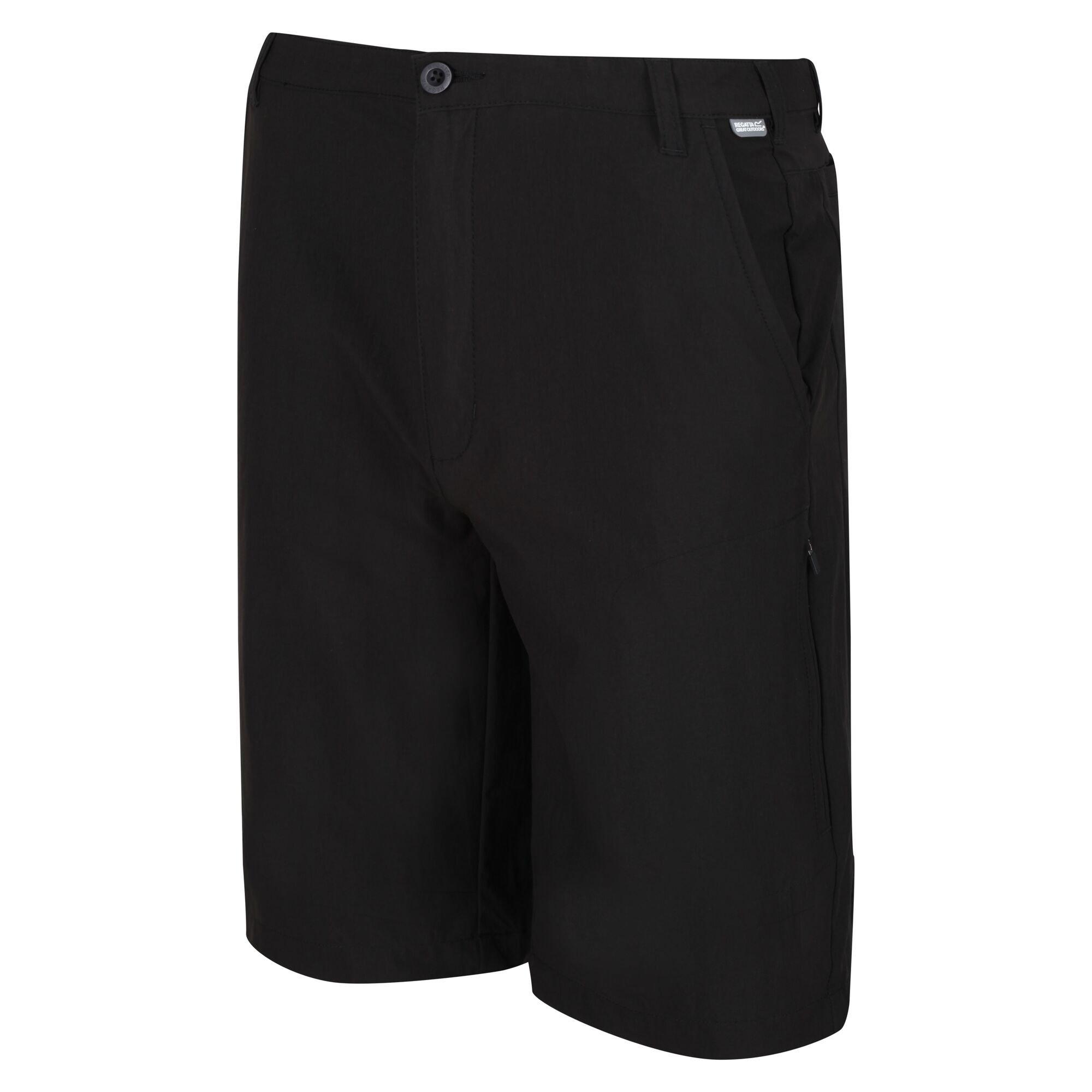 Black - Regatta - Highton Long Shorts - 1
