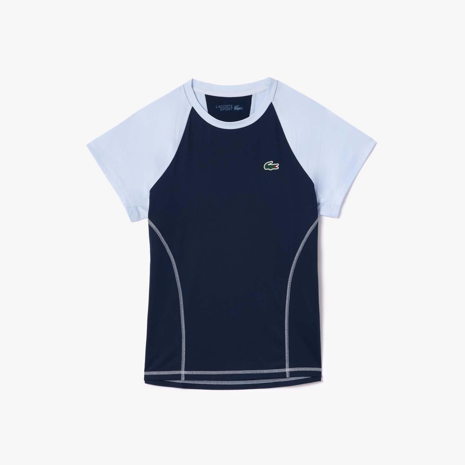 Blue - Lacoste - Slim-Fit Ultra Dry Stretch Sport T-Shirt - 1