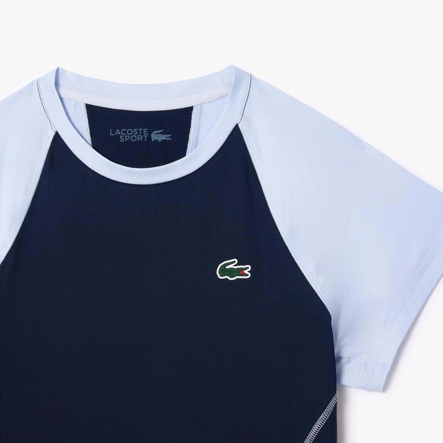 Blue - Lacoste - Slim-Fit Ultra Dry Stretch Sport T-Shirt - 3