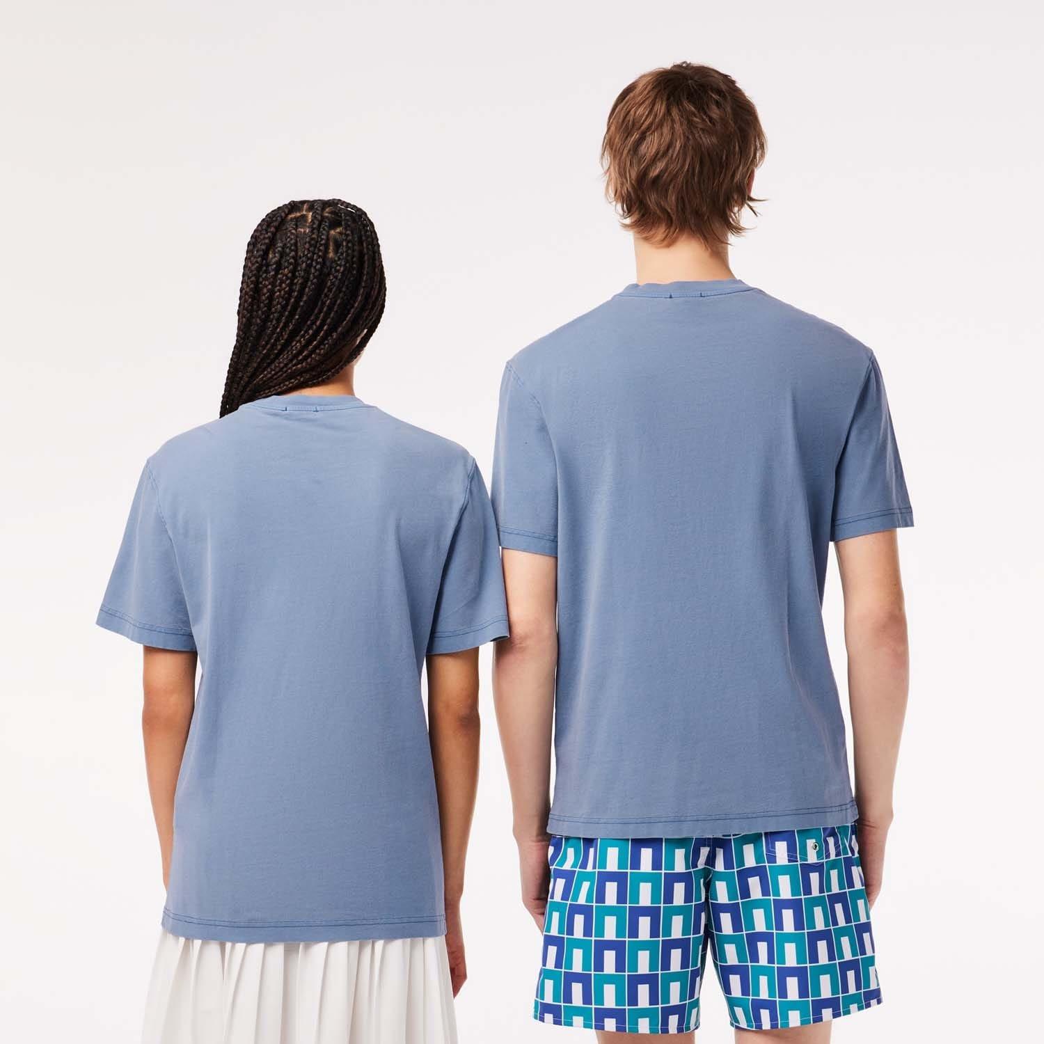 Stone - Lacoste - Natural Dyed Jersey T-Shirt - 2