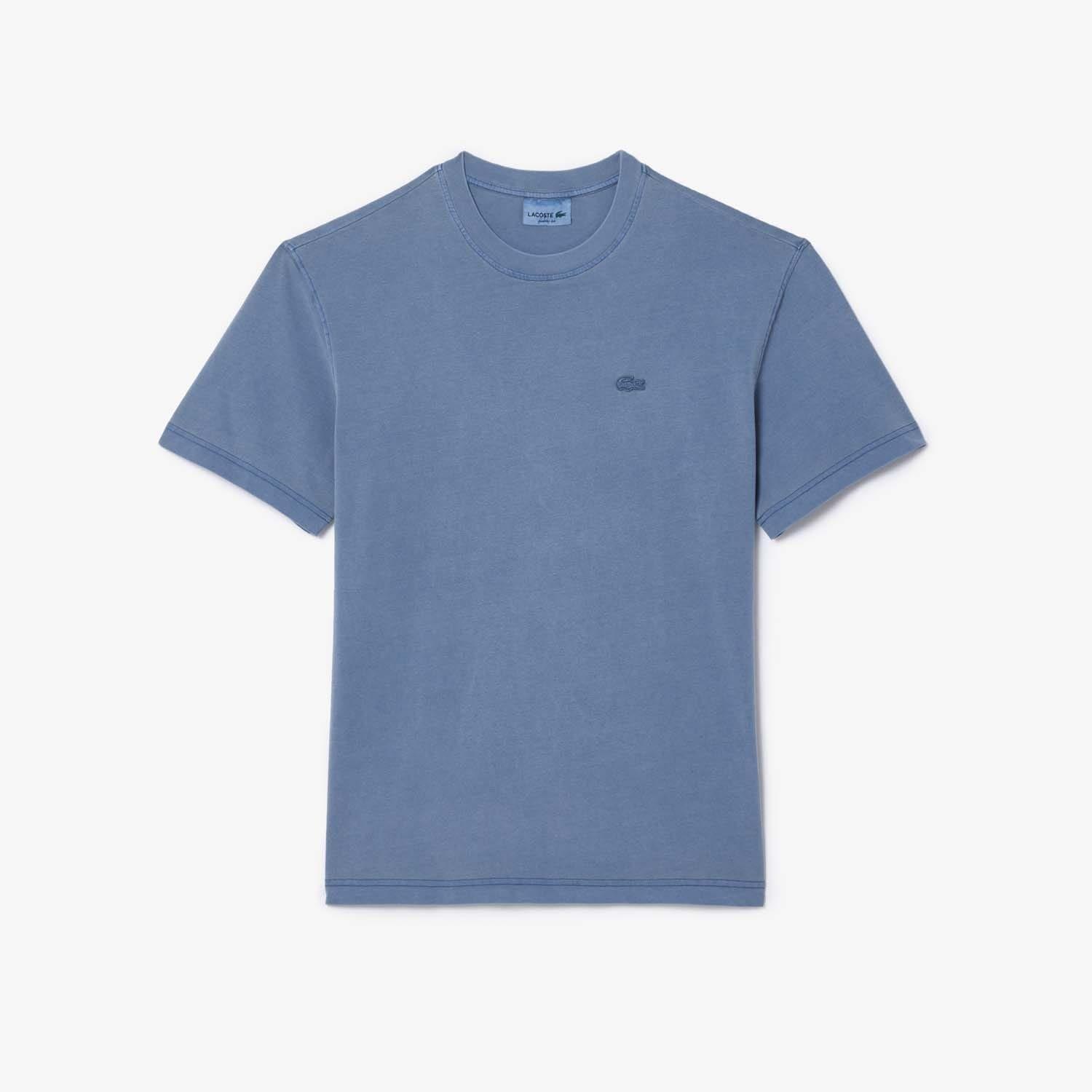 Stone - Lacoste - Natural Dyed Jersey T-Shirt - 3