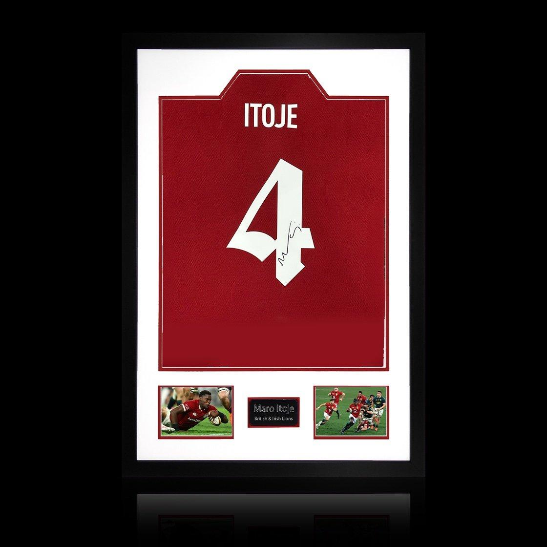 Red - The Fan Cave - Maro Itoje Signed British & Irish Lions 2025 Shirt