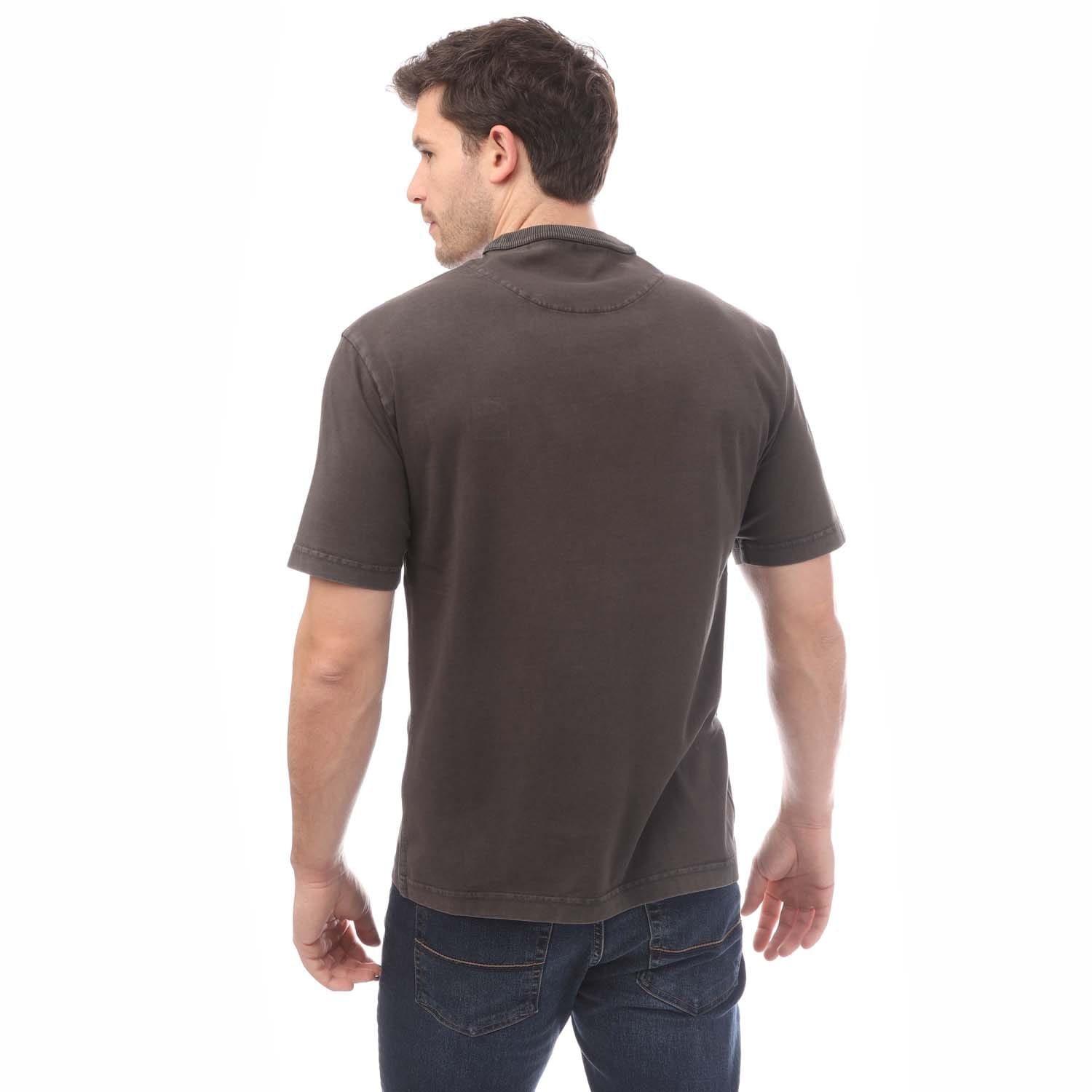 Grey - Belstaff - Negative Dye Hockley T-Shirt - 2