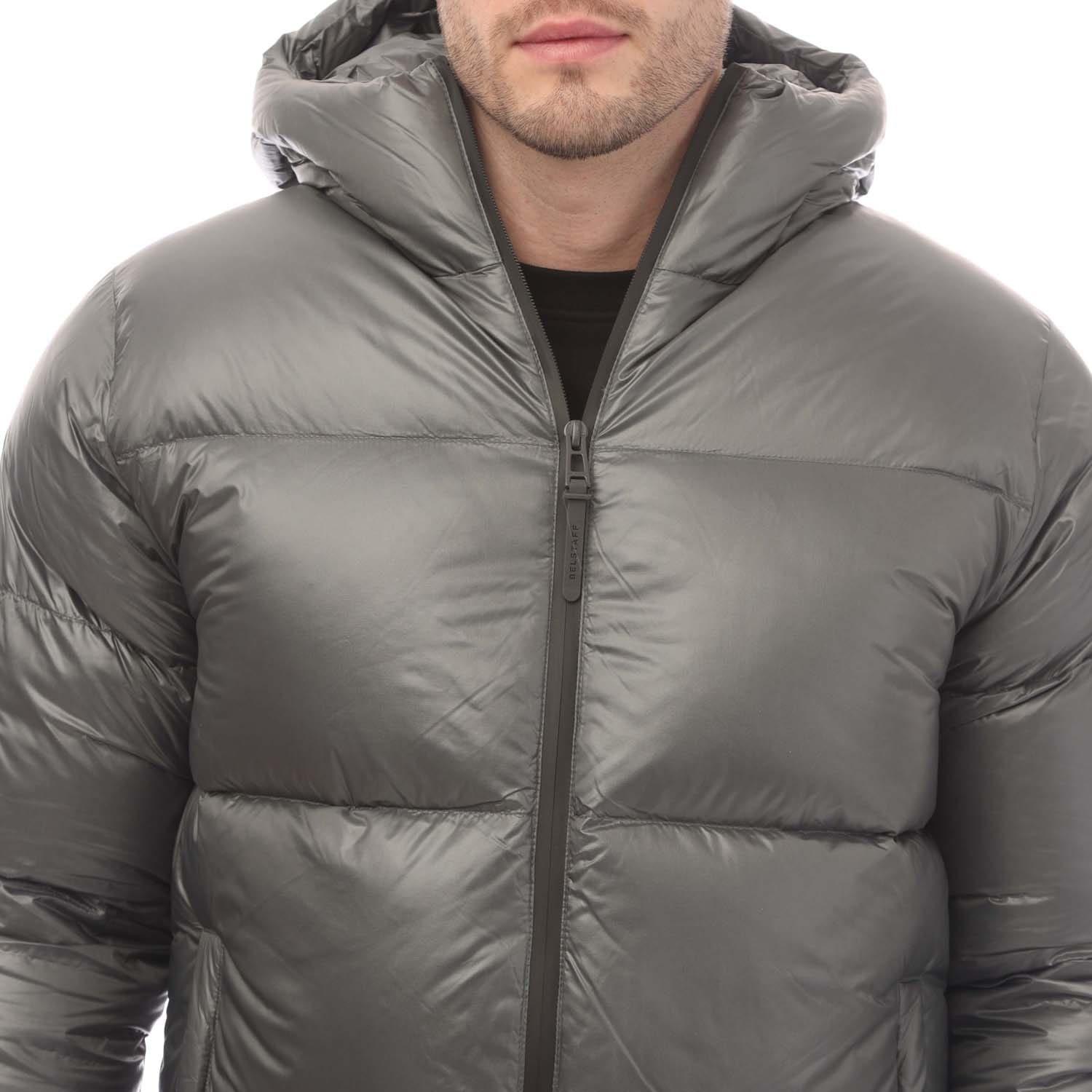 Grey - Belstaff - Down Filled Ripstop Resolve Jacket - 3
