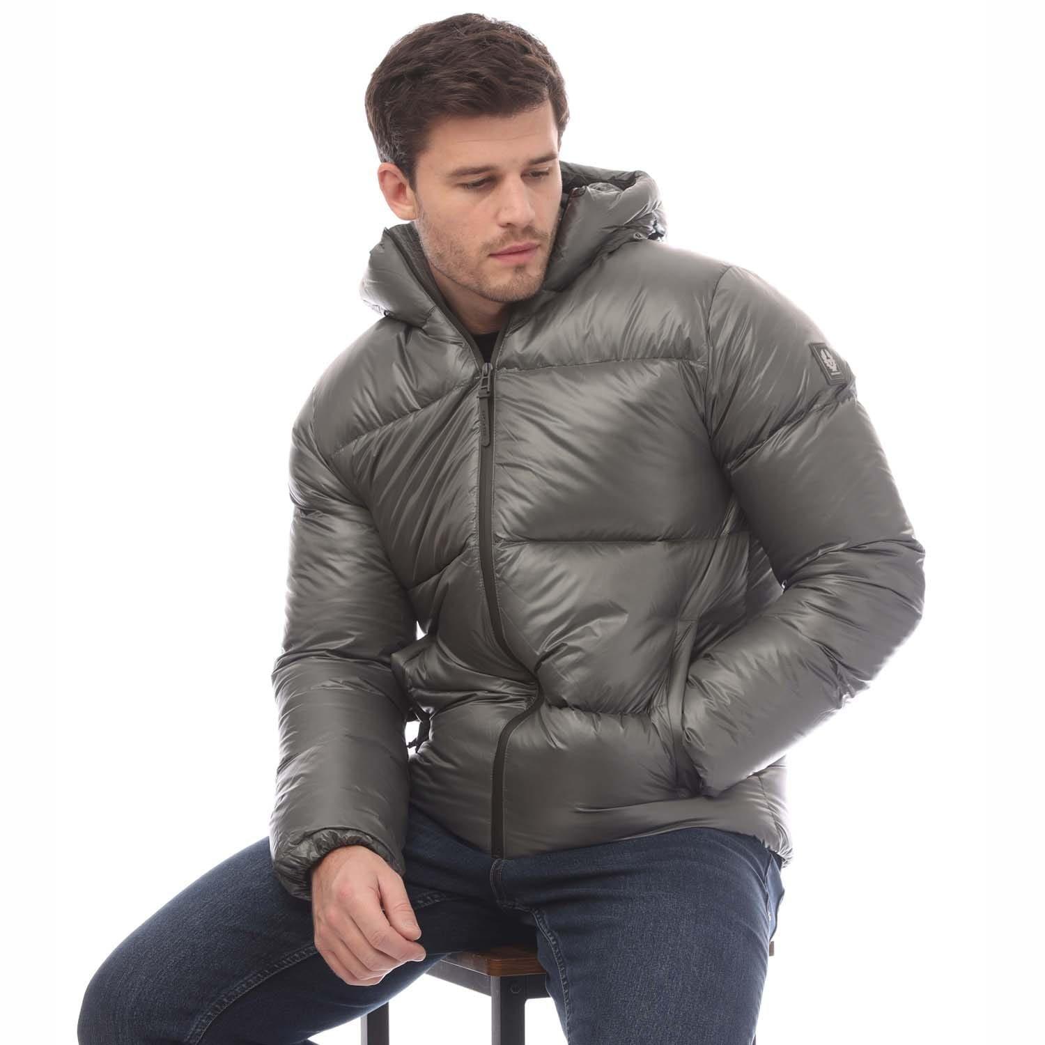 Grey - Belstaff - Down Filled Ripstop Resolve Jacket - 4