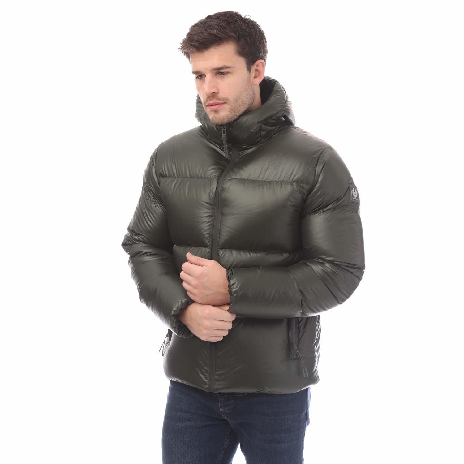 Green - Belstaff - Down Filled Ripstop Resolve Jacket - 3