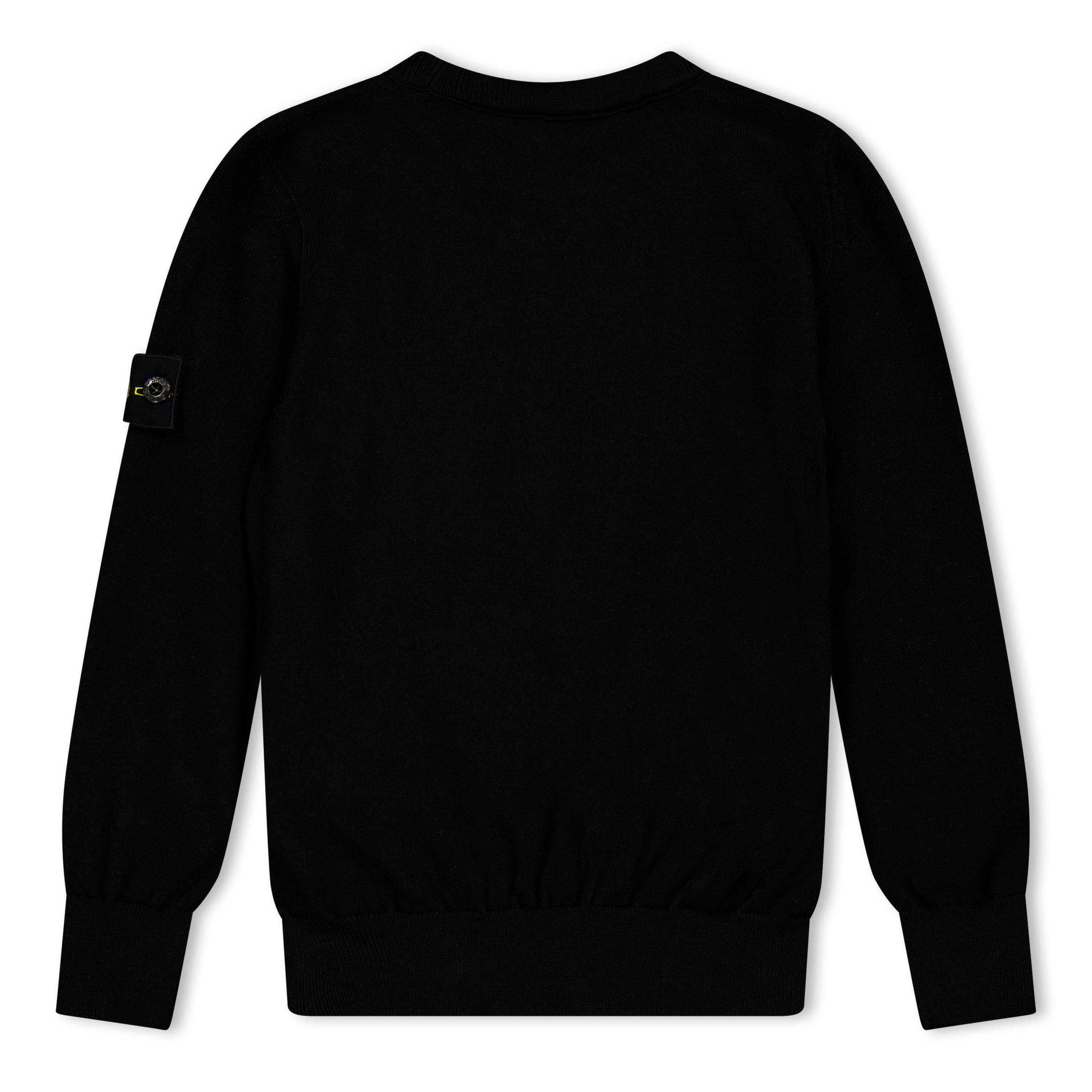 Black V0029 - Stone Island - Stone Knit Crew Jn61 - 2
