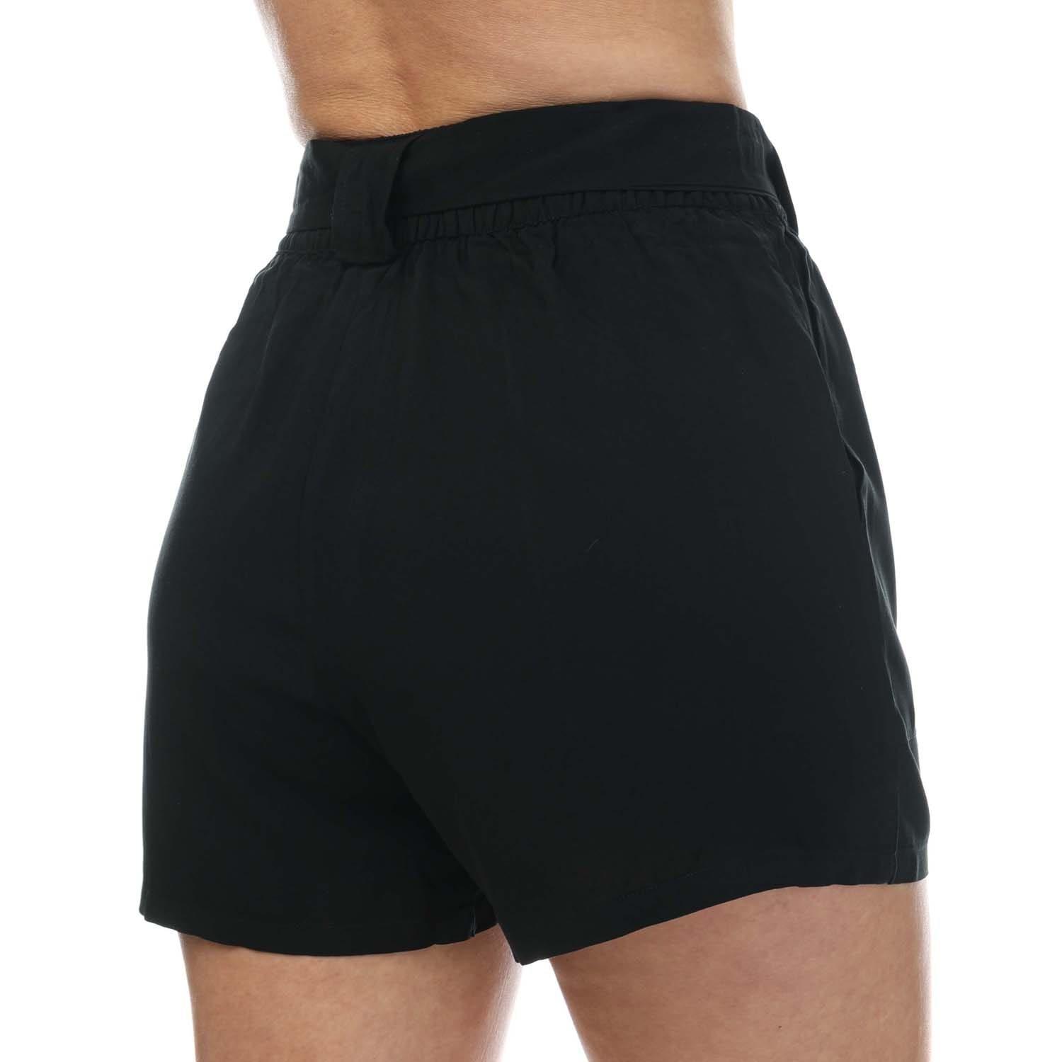 Black - Only - Nova Life Talia Tie Front Shorts - 2