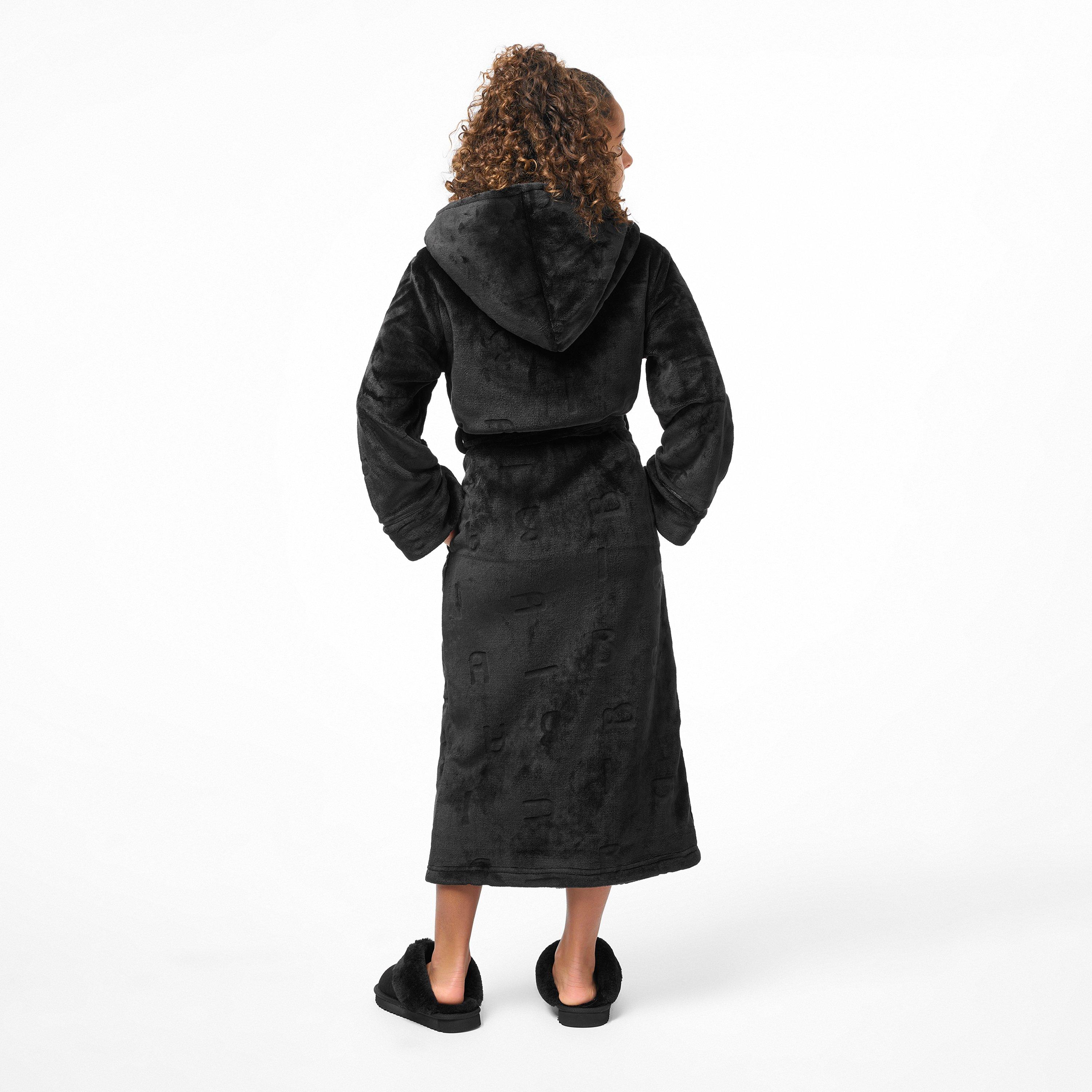 Zwart - Biba - Junior Girls Biba Cosy Robe Jn44 - 2