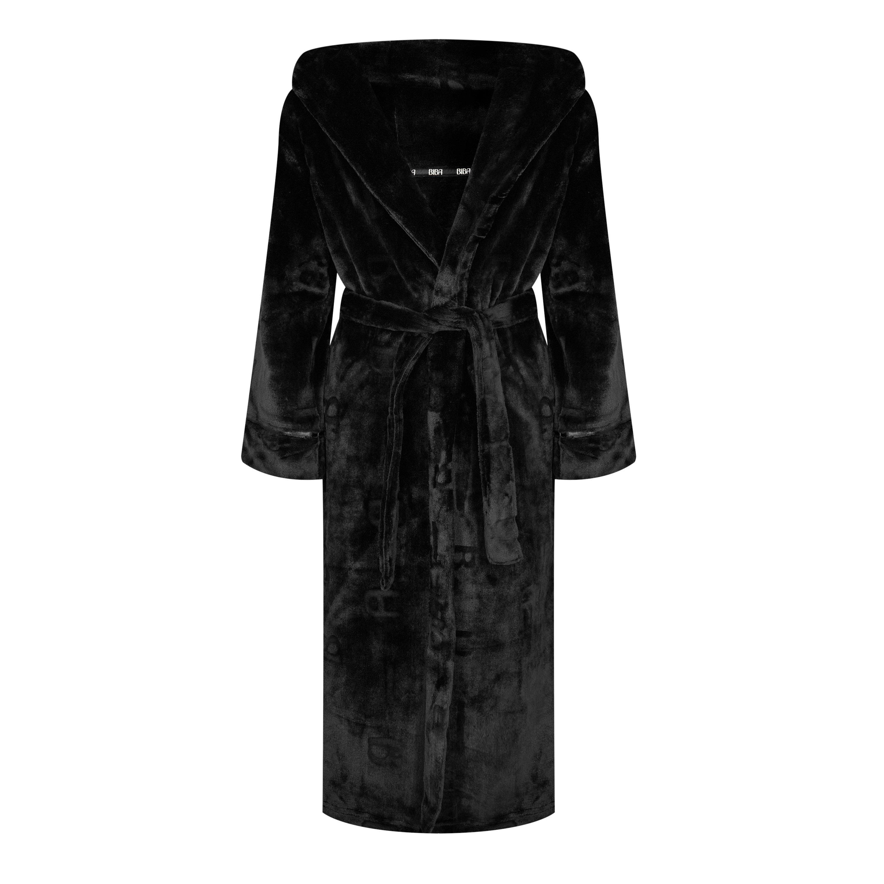 Zwart - Biba - Junior Girls Biba Cosy Robe Jn44 - 6