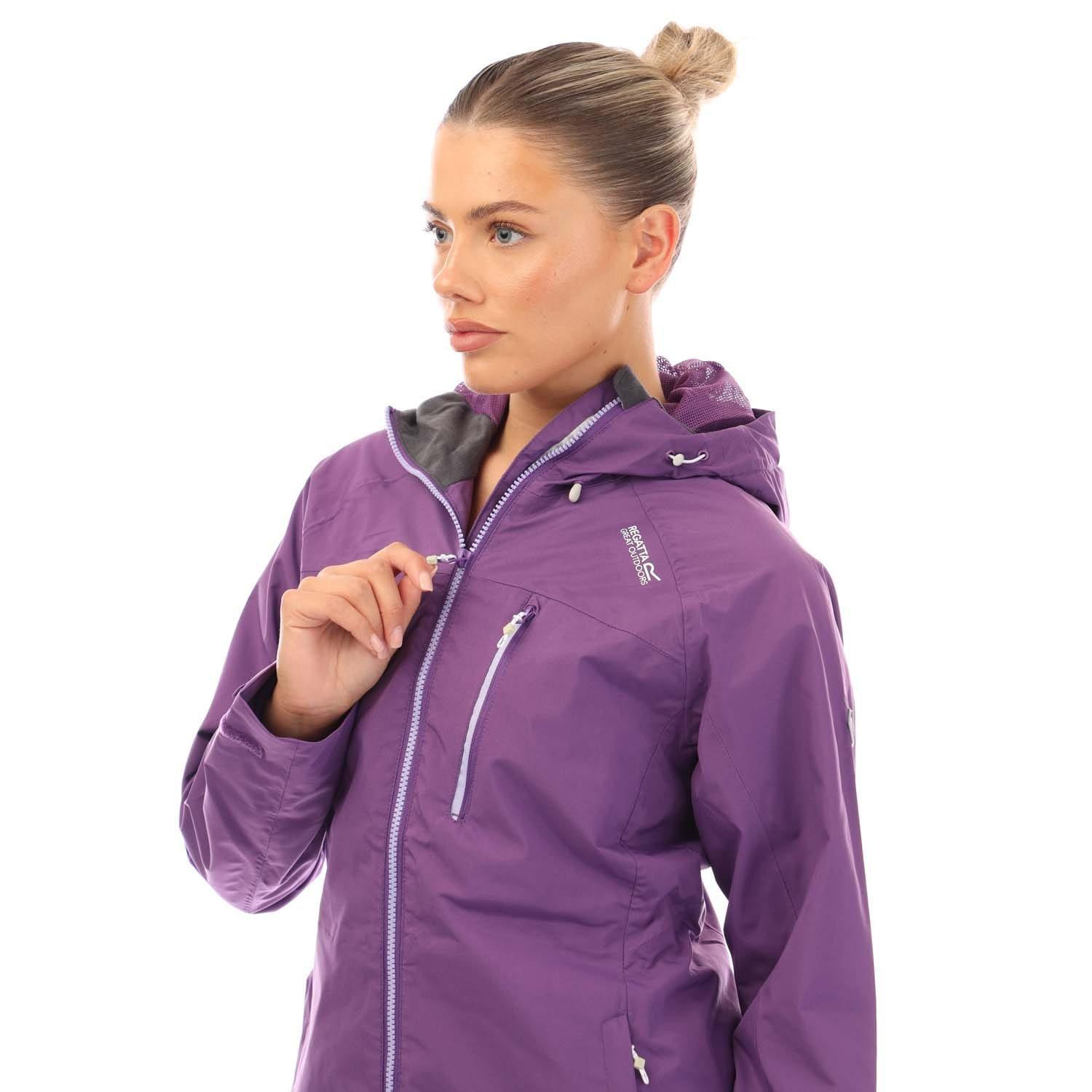 Purple - Regatta - Britedale Waterproof Jacket - 3