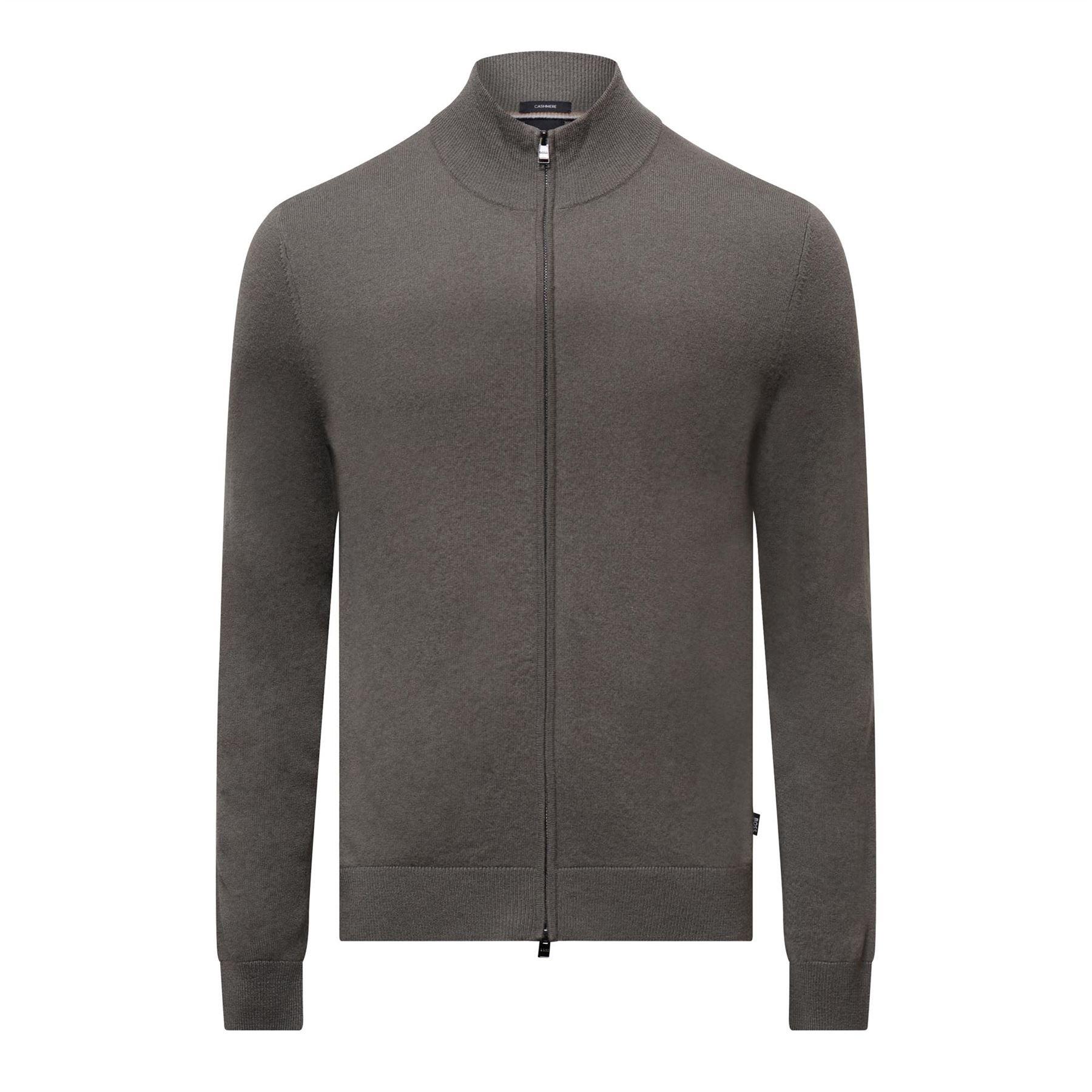 Brown - Boss - H-Hevoluto Cashmere Cardigan - 1
