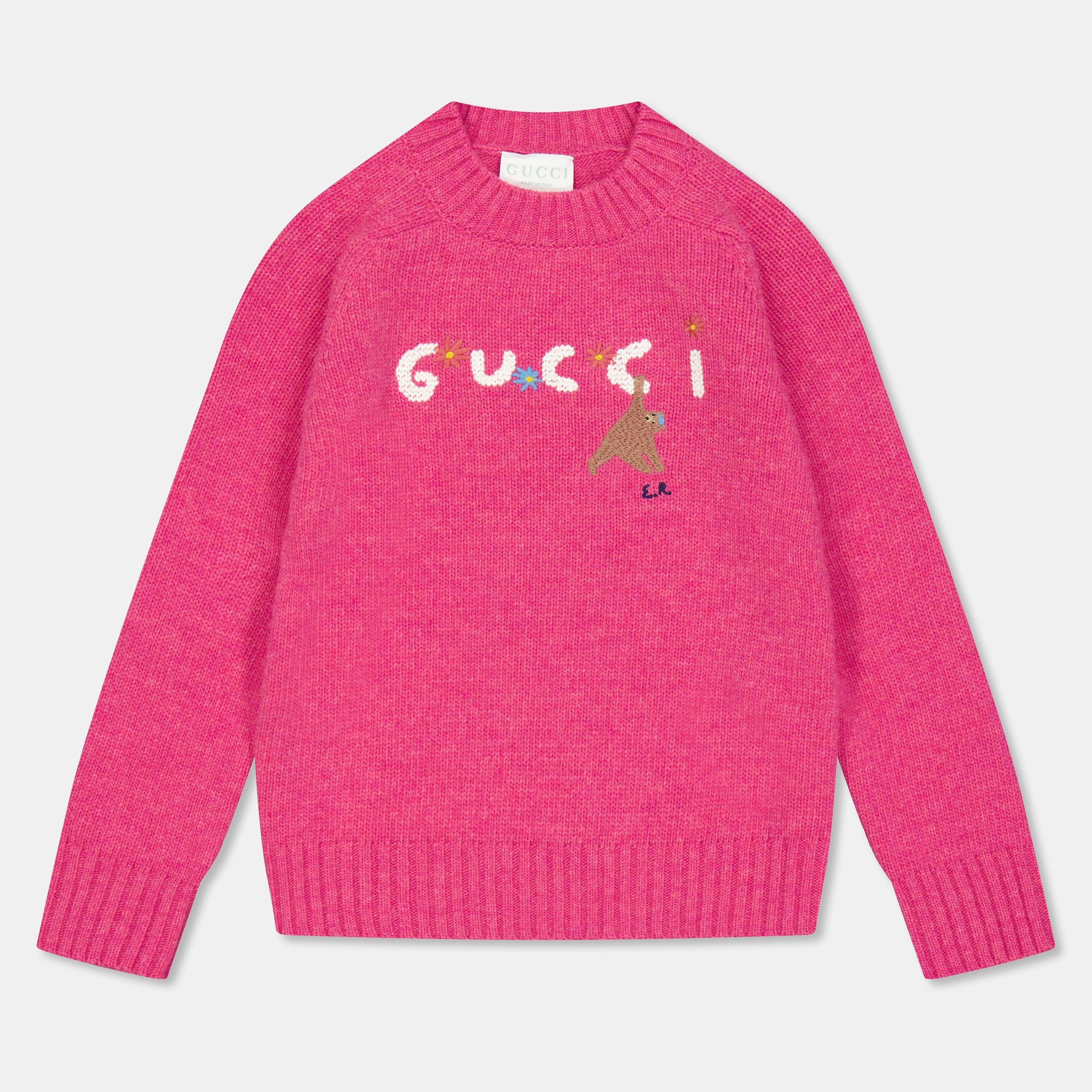 Pink  5307 - Gucci - Kids' Fine Knit Top - 2