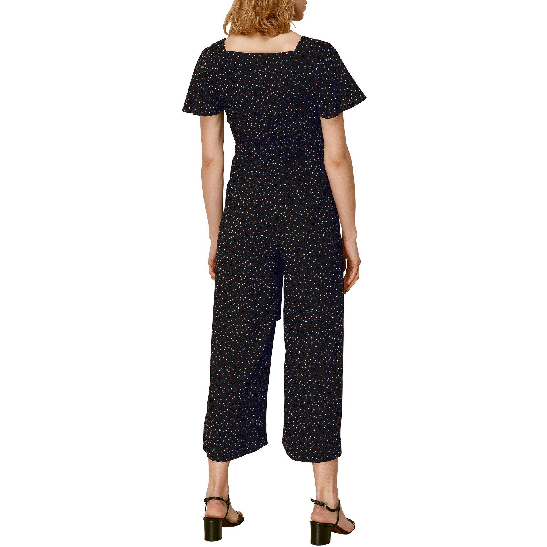 Black/Multi - Whistles - Micro Triangle Print Jumpsuit - 3