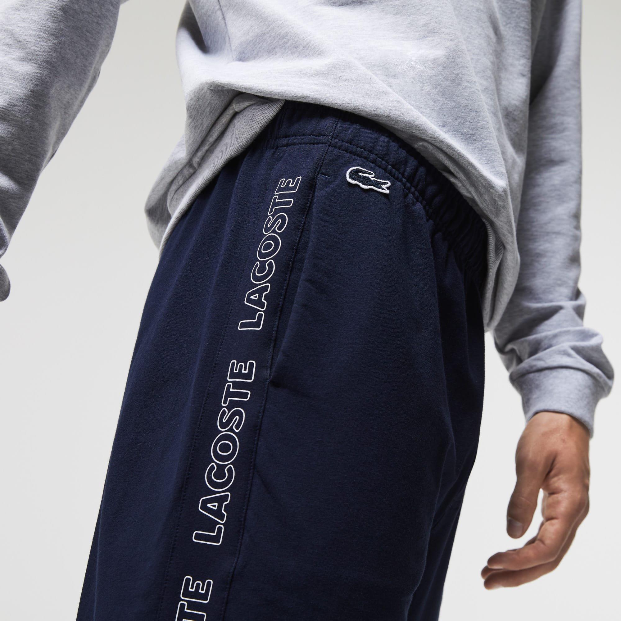 Navy - Lacoste - Fleece Sweatpants - 2