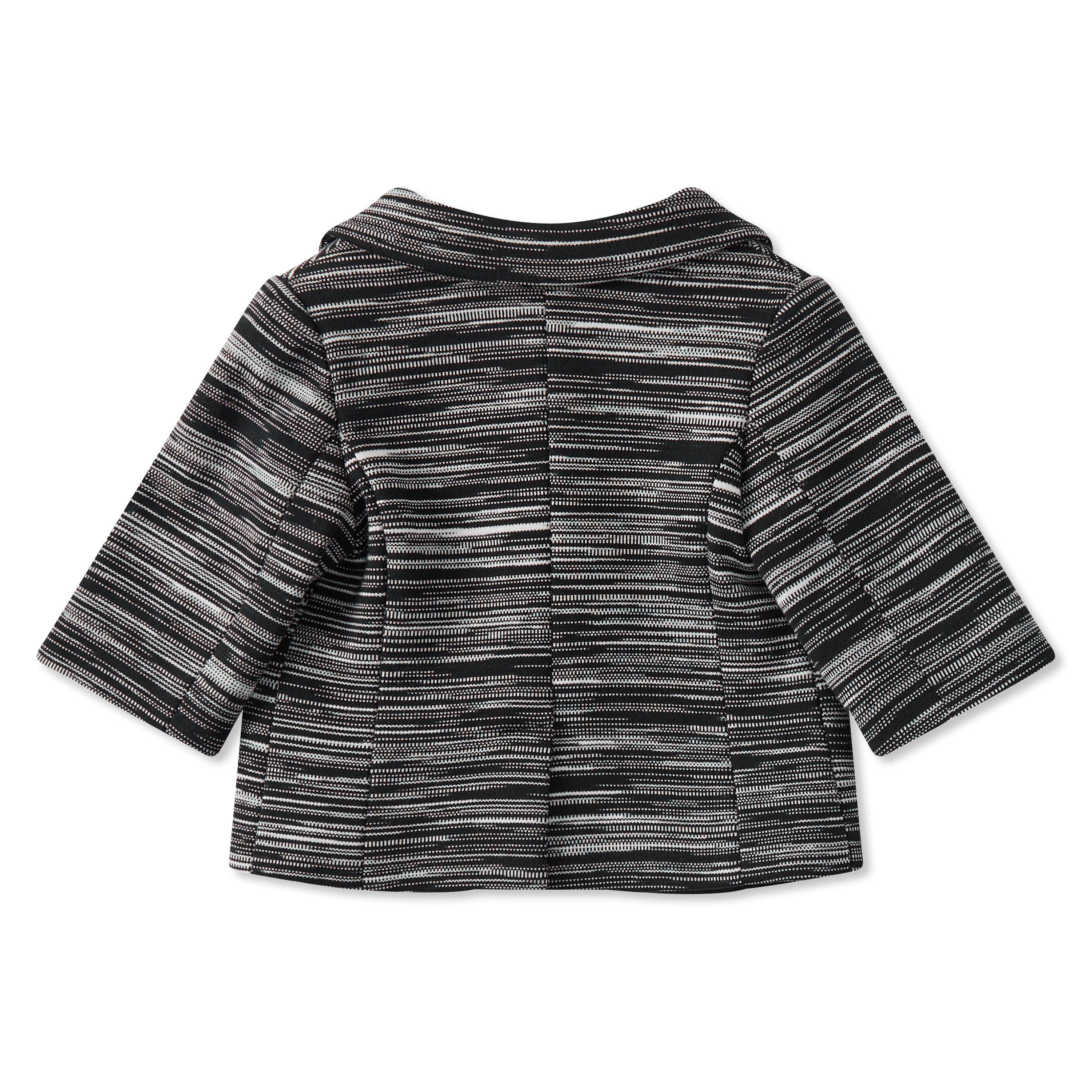 black/white - Missoni - Kids' Striped Insulated Quilted Jacket - 2