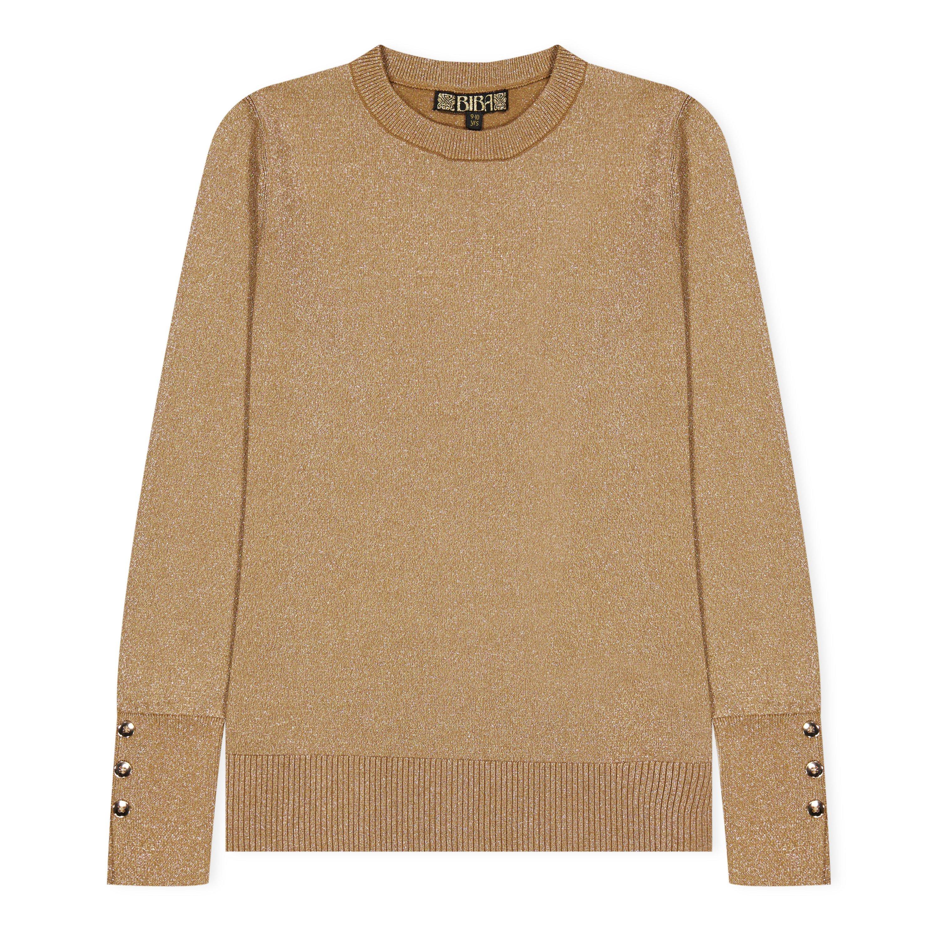 Gold - Biba - Junior Girls Biba Soft Shimmer Jumper - 5