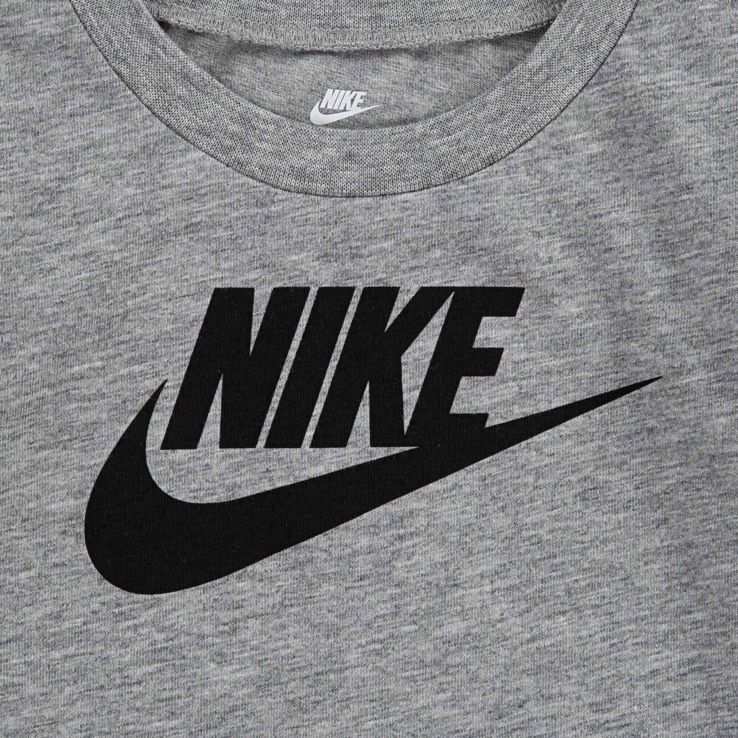 Grey - Nike - Futura T-Shirt - 3