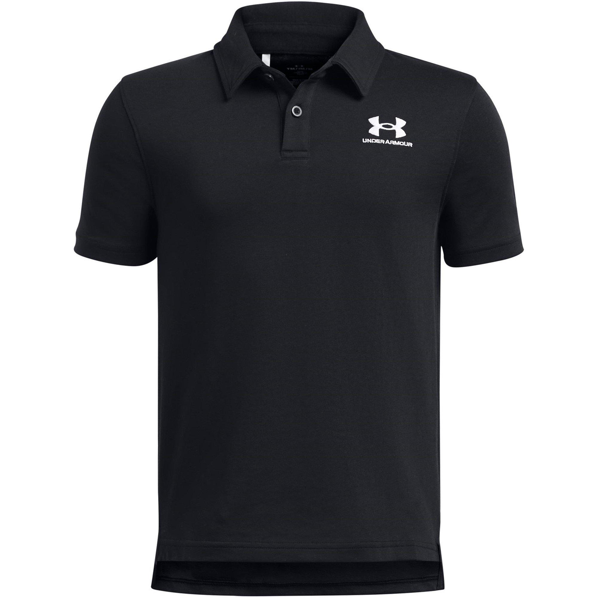 Black - Under Armour - Kids' Icon Short-Sleeve Performance Polo Shirt - 1