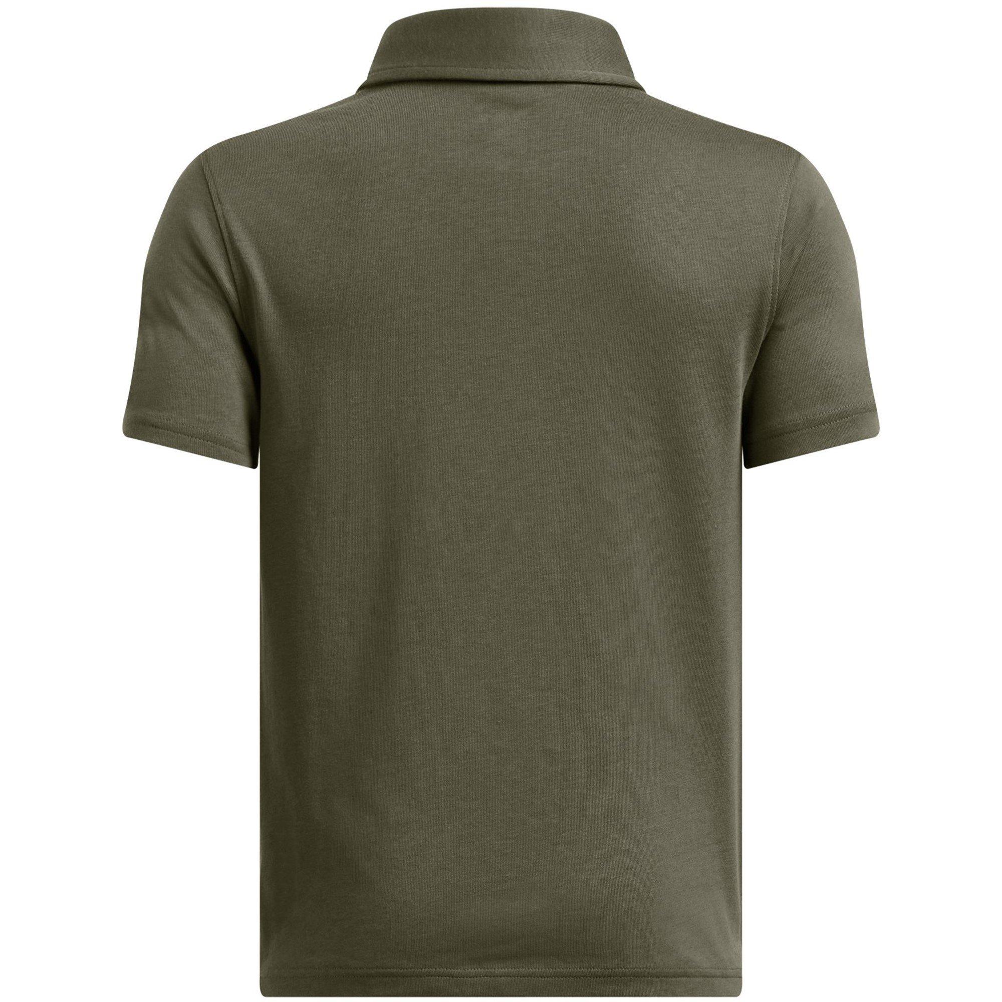 Marine OD Green - Under Armour - Kids' Icon Short-Sleeve Performance Polo Shirt - 2