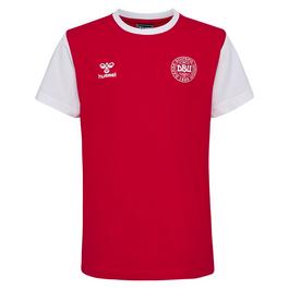 Hummel Denmark Fan Block T Shirt Junior