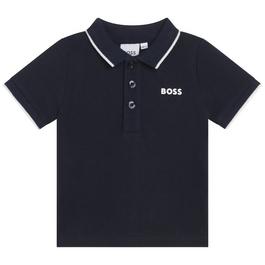 Boss Kids Small Logo Detail Polo Shirt