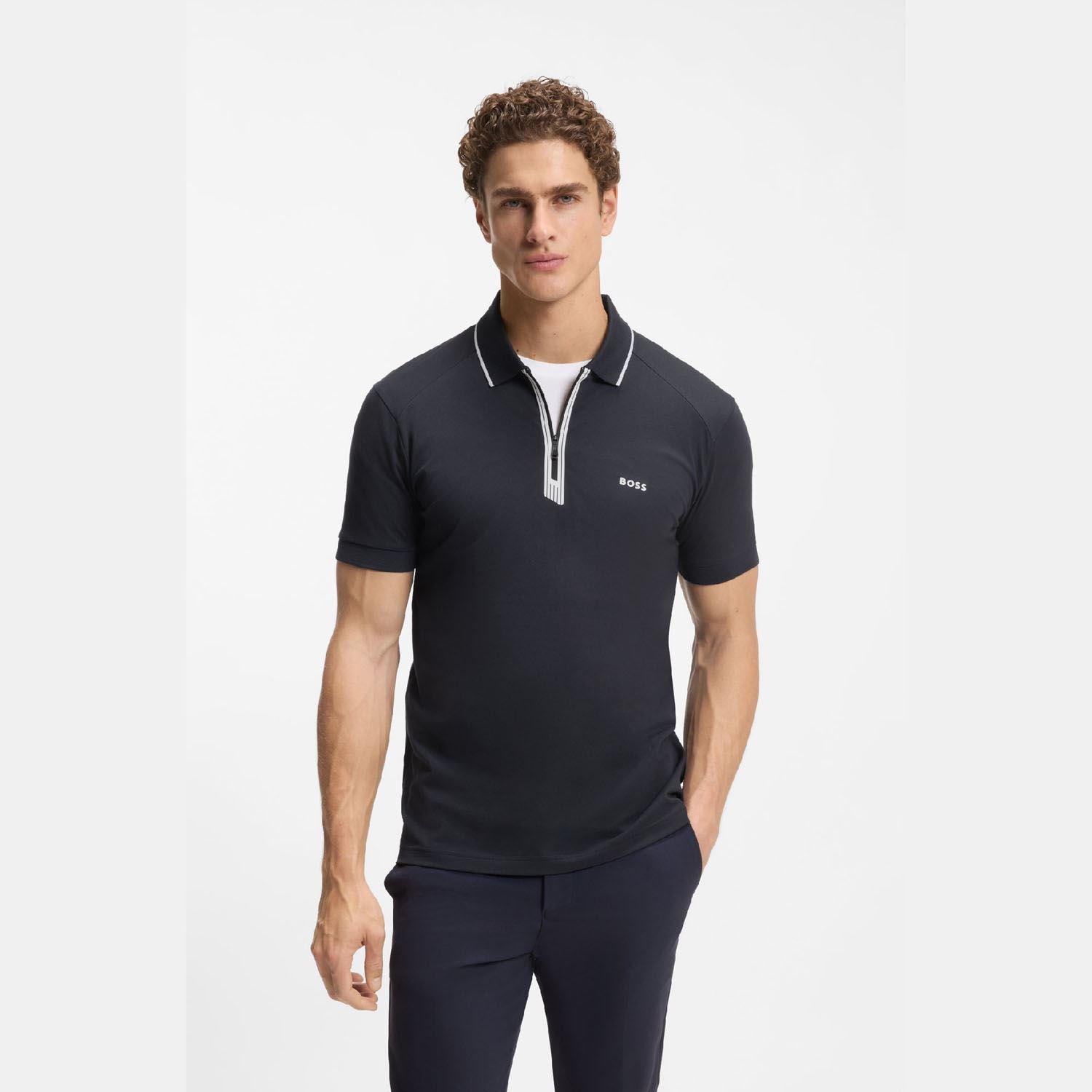 Dark Blue - Boss - Phillix_IN Polo Shirt - 2