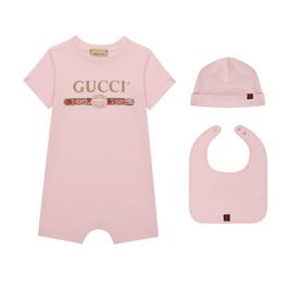 Gucci Baby Logo Bodysuit Set