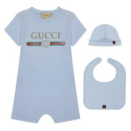 Gucci Baby Logo Bodysuit Set