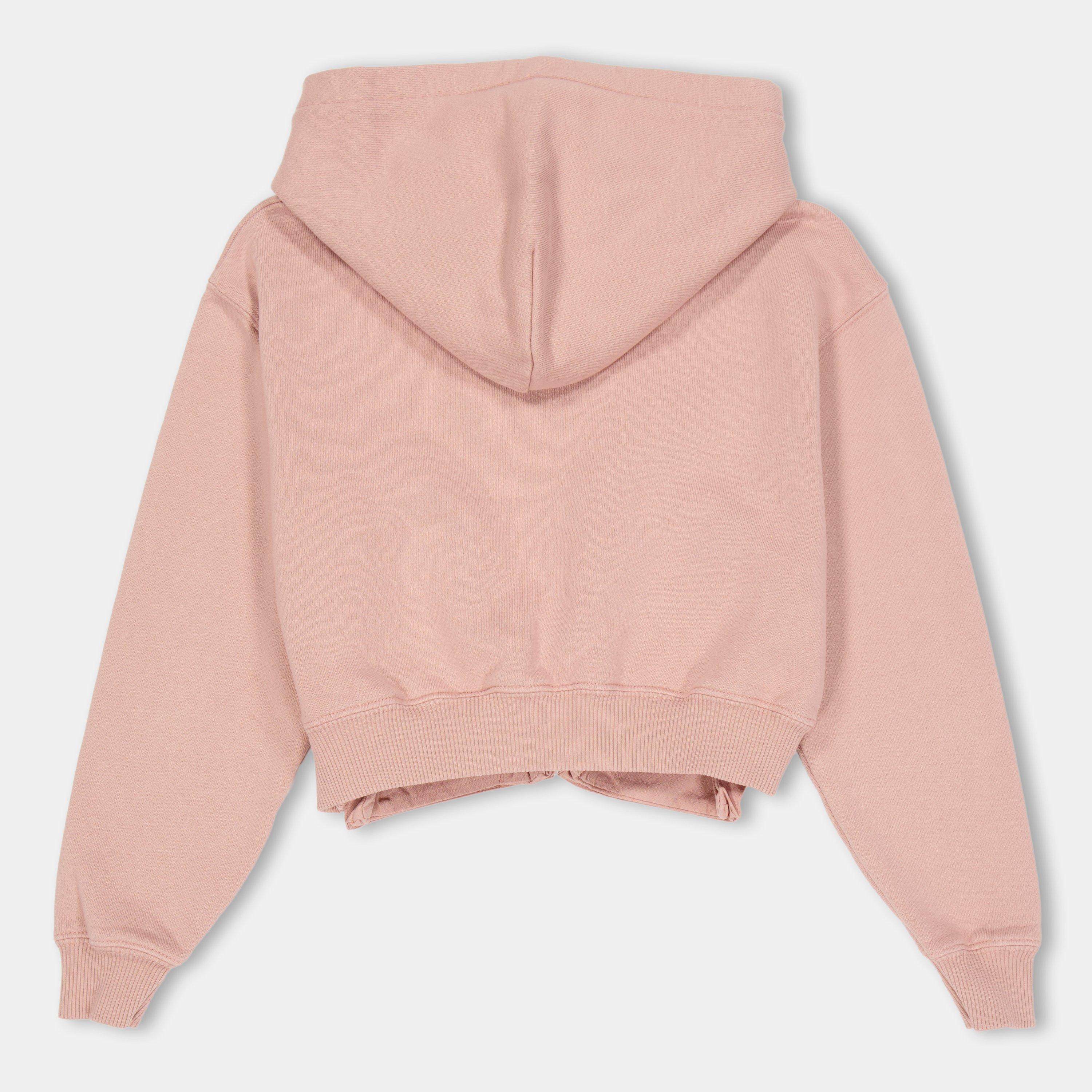 Pink 3B07 - Off White - Kids' Cropped Hoodie - 2