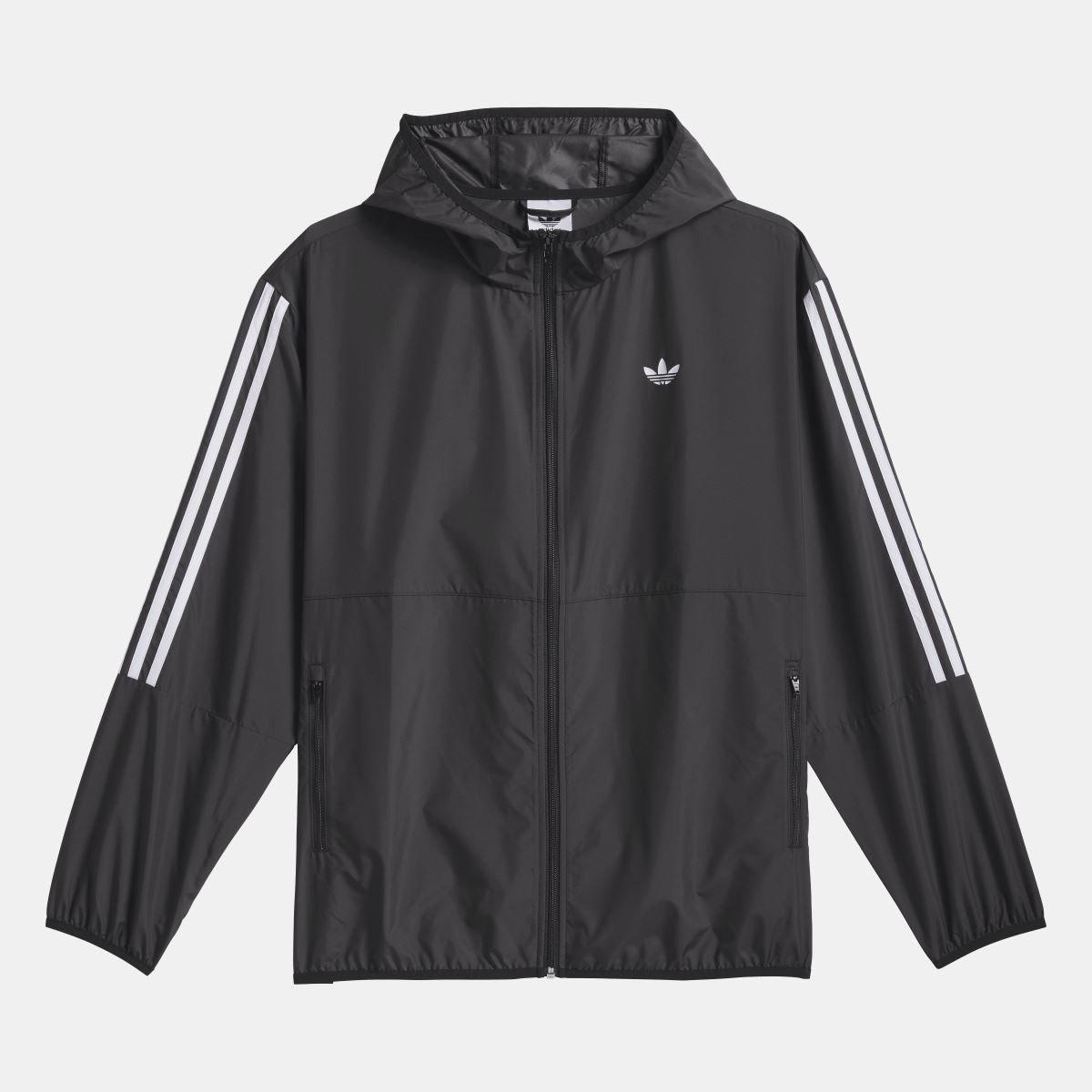 Black - adidas Originals - Skateboarding Windbreaker Jacket - 1