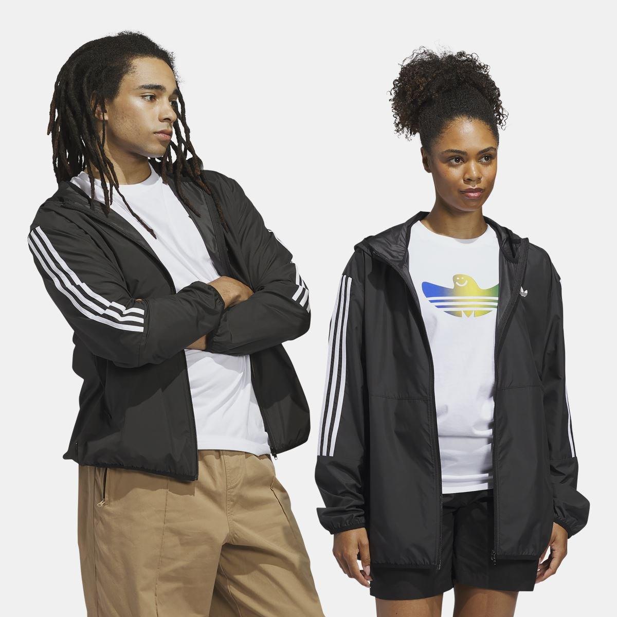 Black - adidas Originals - Skateboarding Windbreaker Jacket - 3