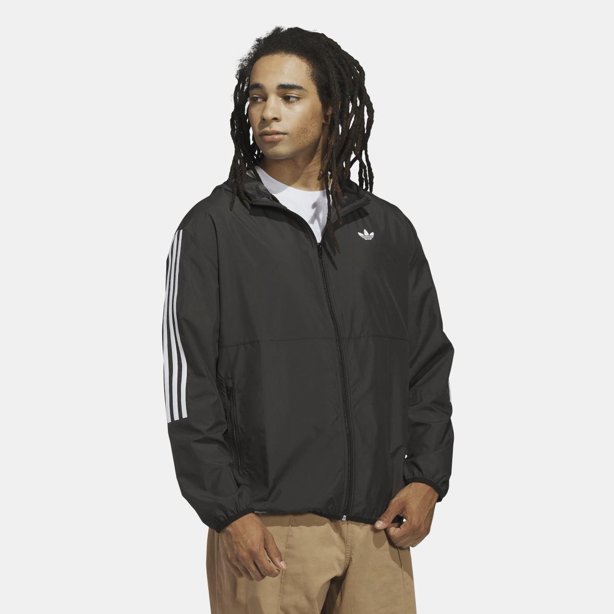 Black - adidas Originals - Skateboarding Windbreaker Jacket - 4