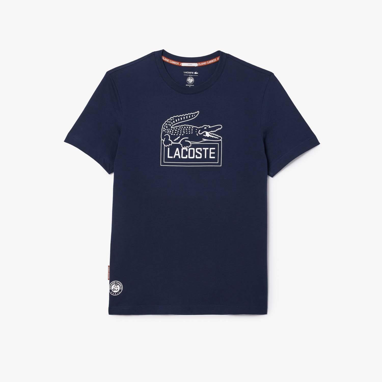 Blue - Lacoste - Roland-Garros Edition Ultra Dry Tennis T-Shirt - 1