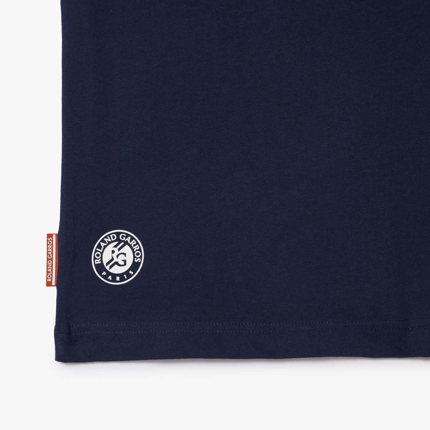 Blue - Lacoste - Roland-Garros Edition Ultra Dry Tennis T-Shirt - 2
